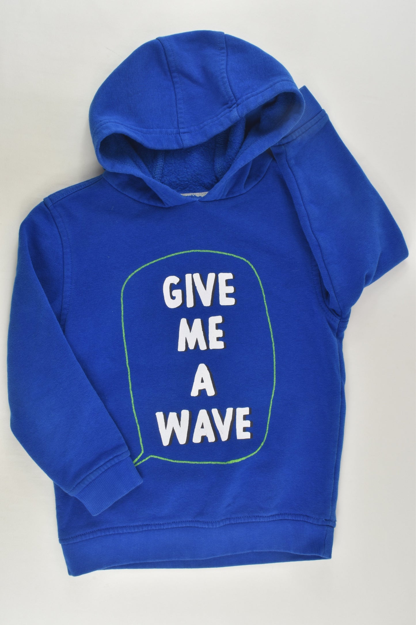 George Size 3-4 'Give Me A Wave' Hooded Jumper
