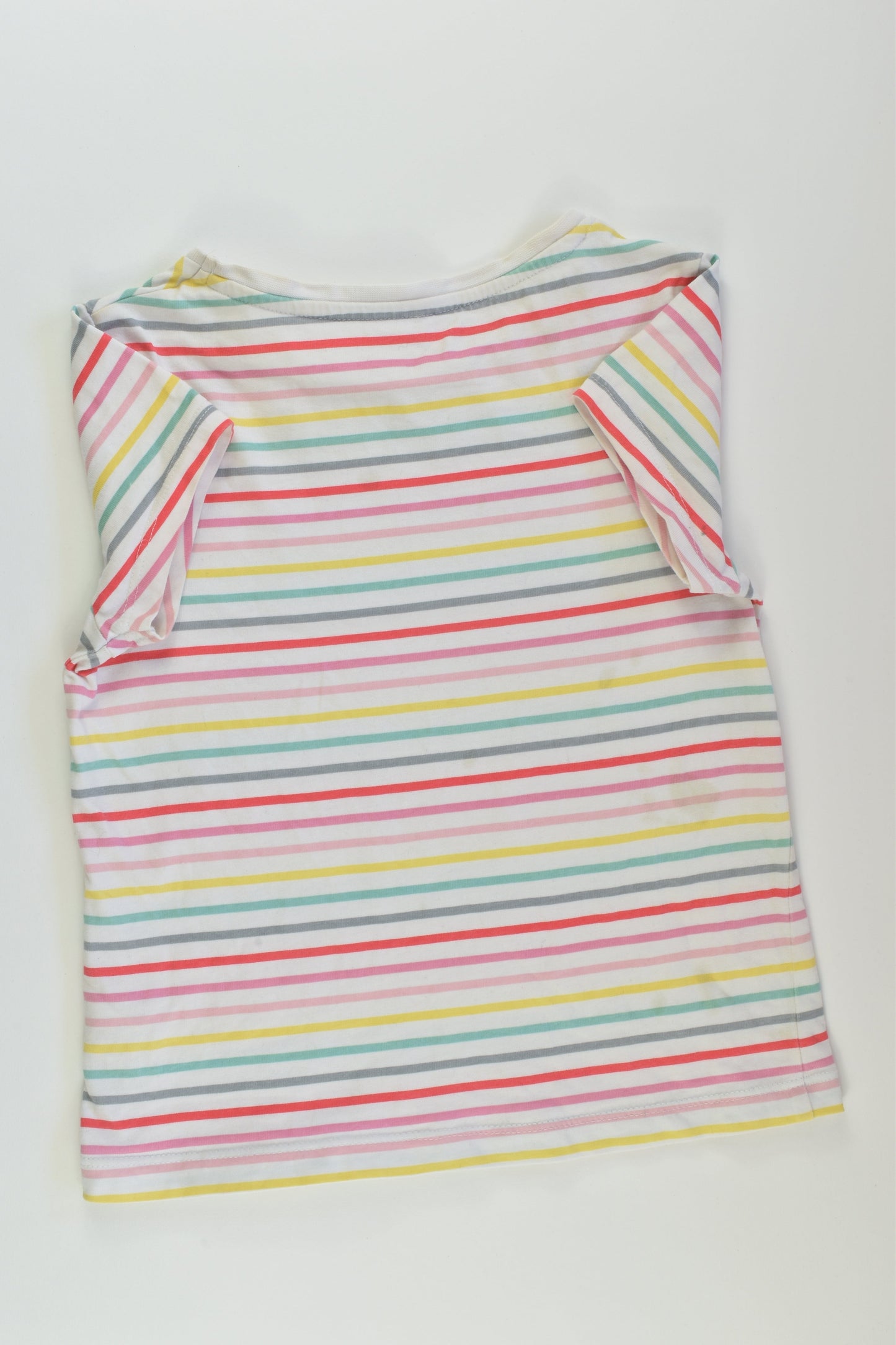 George Size 4-5 Rainbow Stripes T-shirt