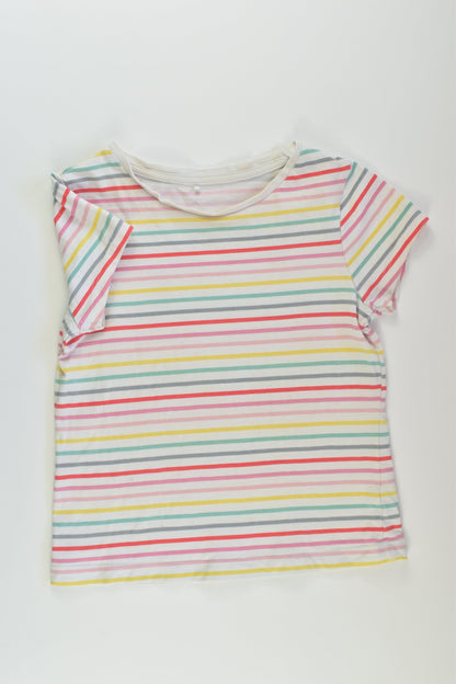 George Size 4-5 Rainbow Stripes T-shirt