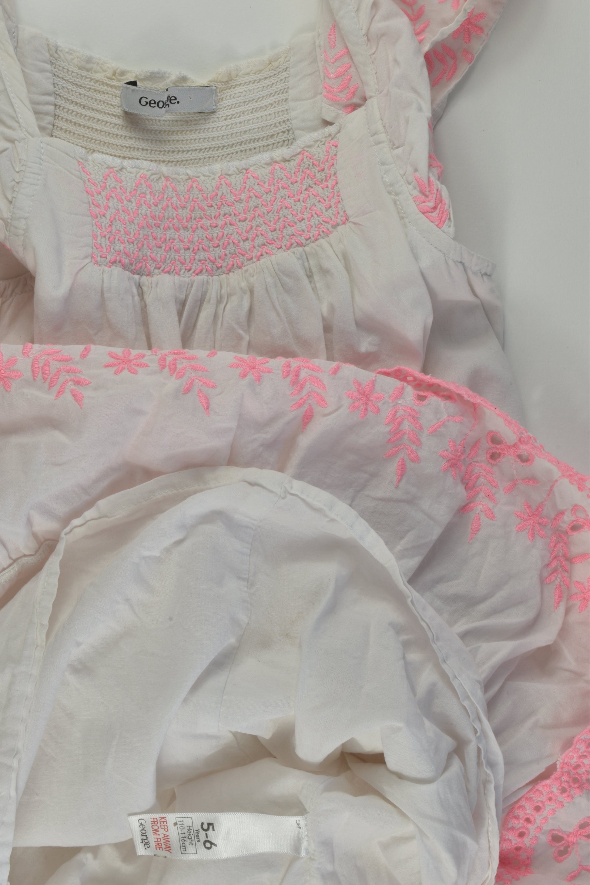 George Size 5-6 Lined Dress