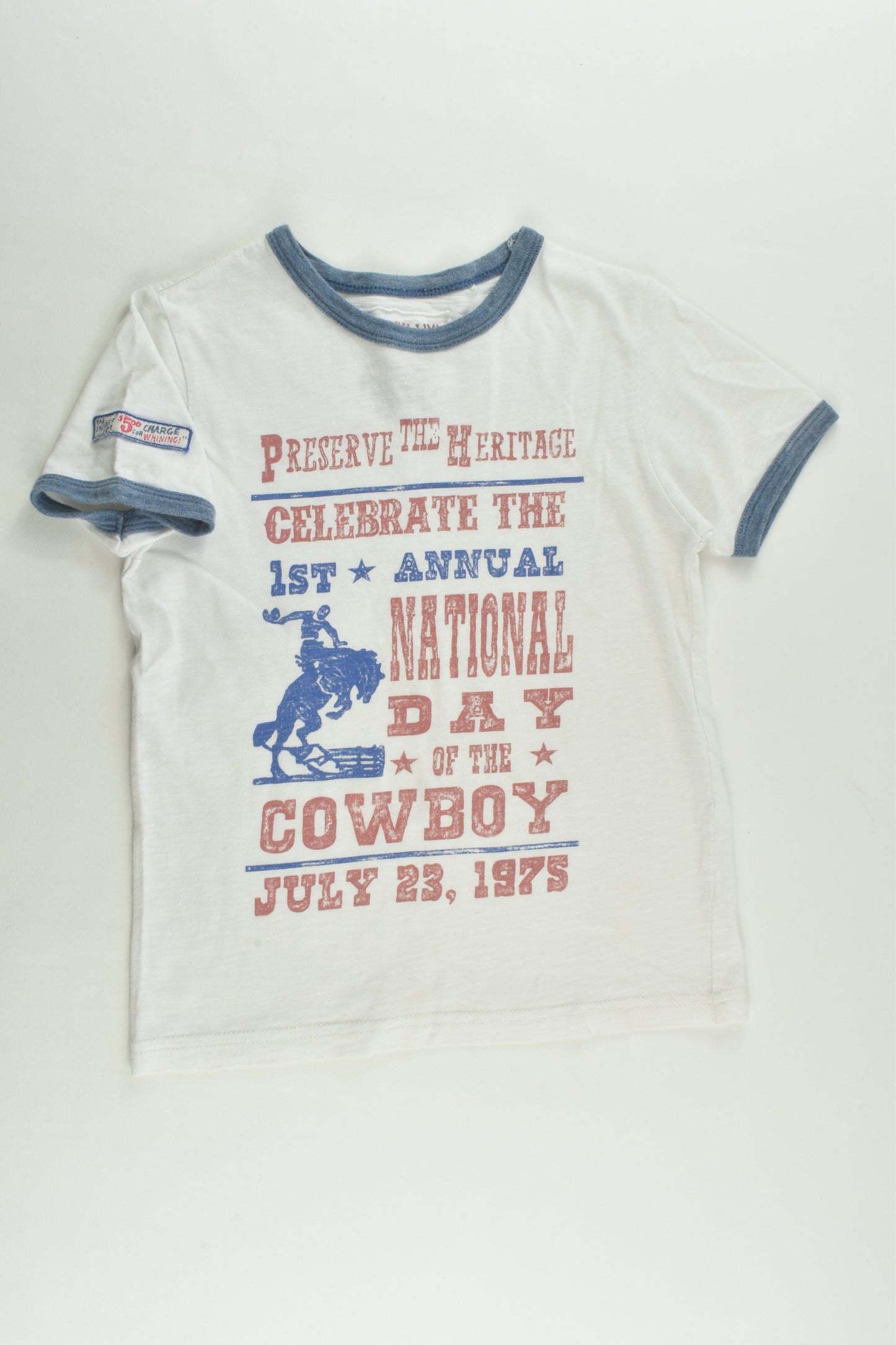 Gingersnaps Size 4-5 'Preserve The Heritage' T-shirt