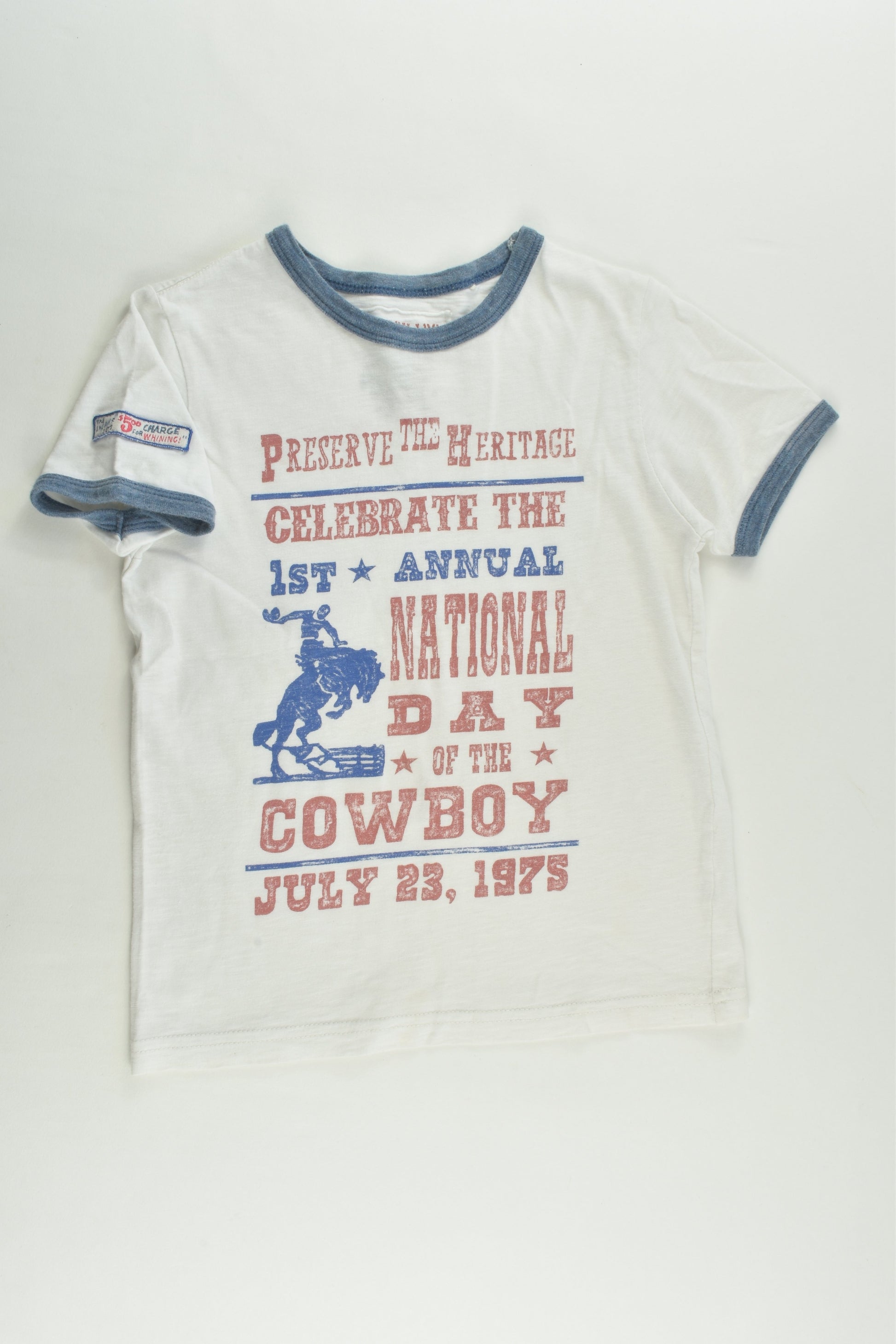 Gingersnaps Size 4-5 'Preserve The Heritage' T-shirt
