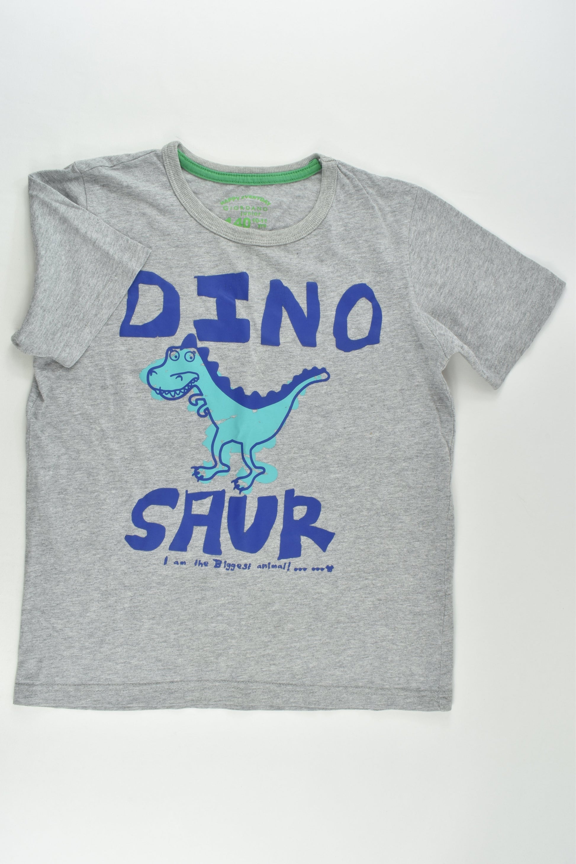 Giordano Junior Size 10-11 Dinosaur T-shirt