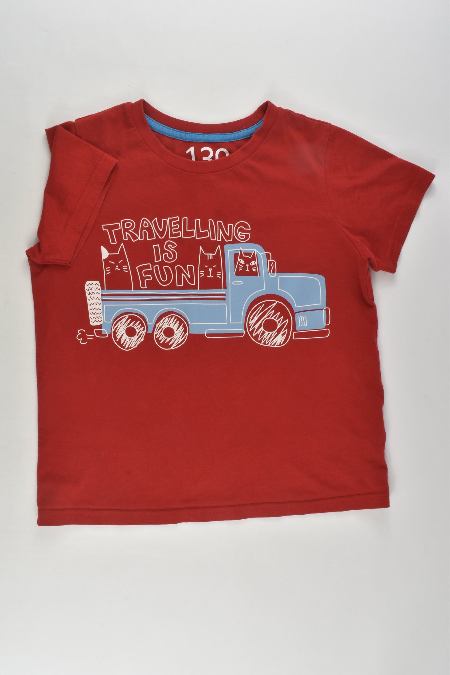 Giordano Junior Size 8-9 (130 cm) 'Travelling Is Fun' T-shirt