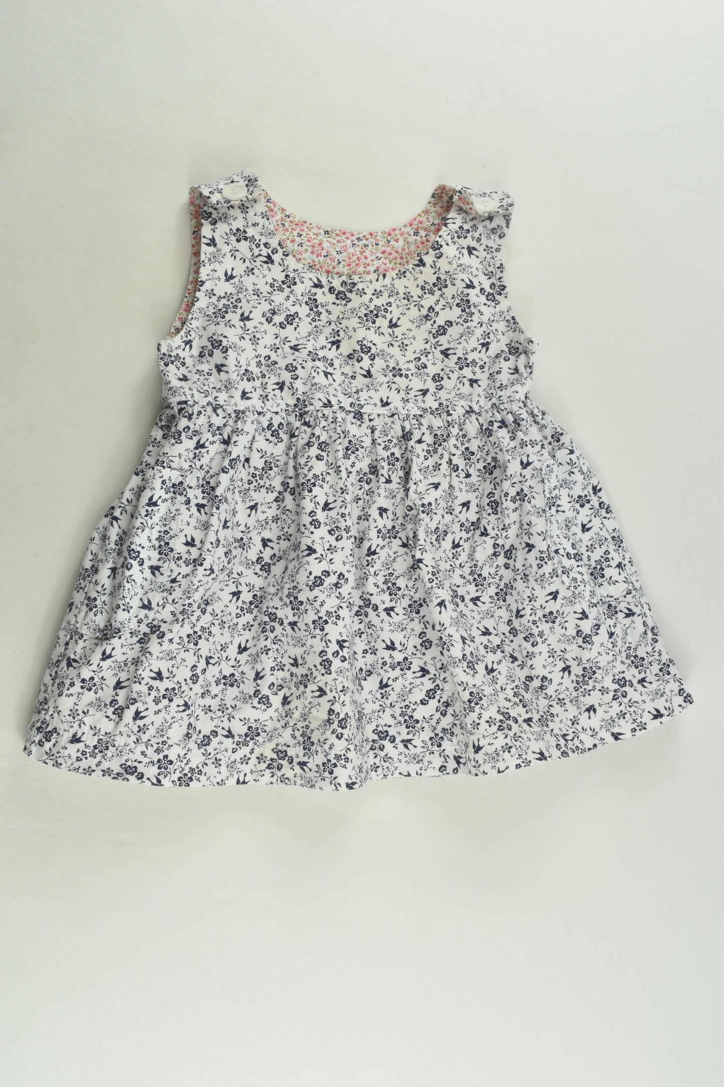 Glen Lossie Size approx 1 Reversible Floral Dress