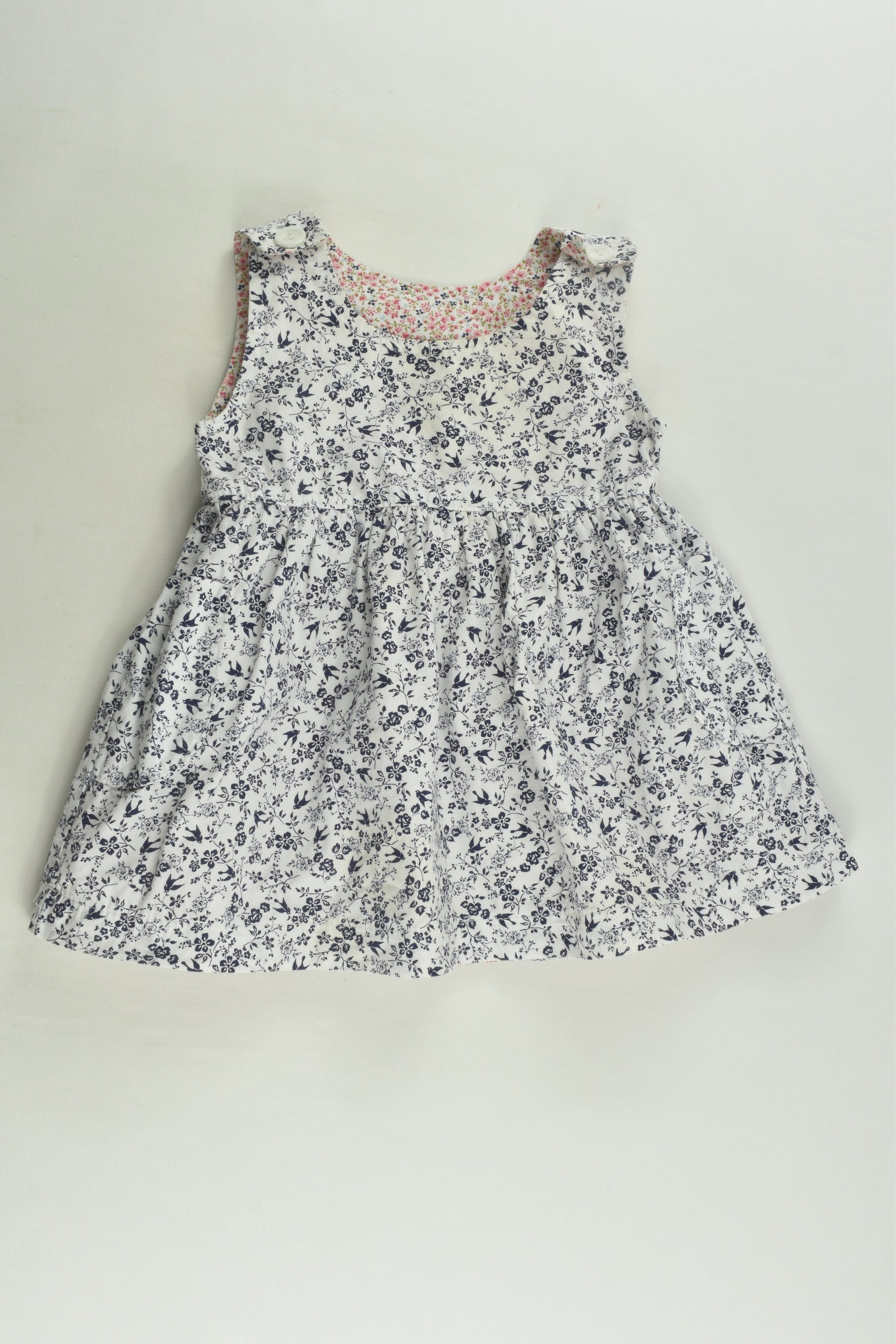 Glen Lossie Size approx 1 Reversible Floral Dress