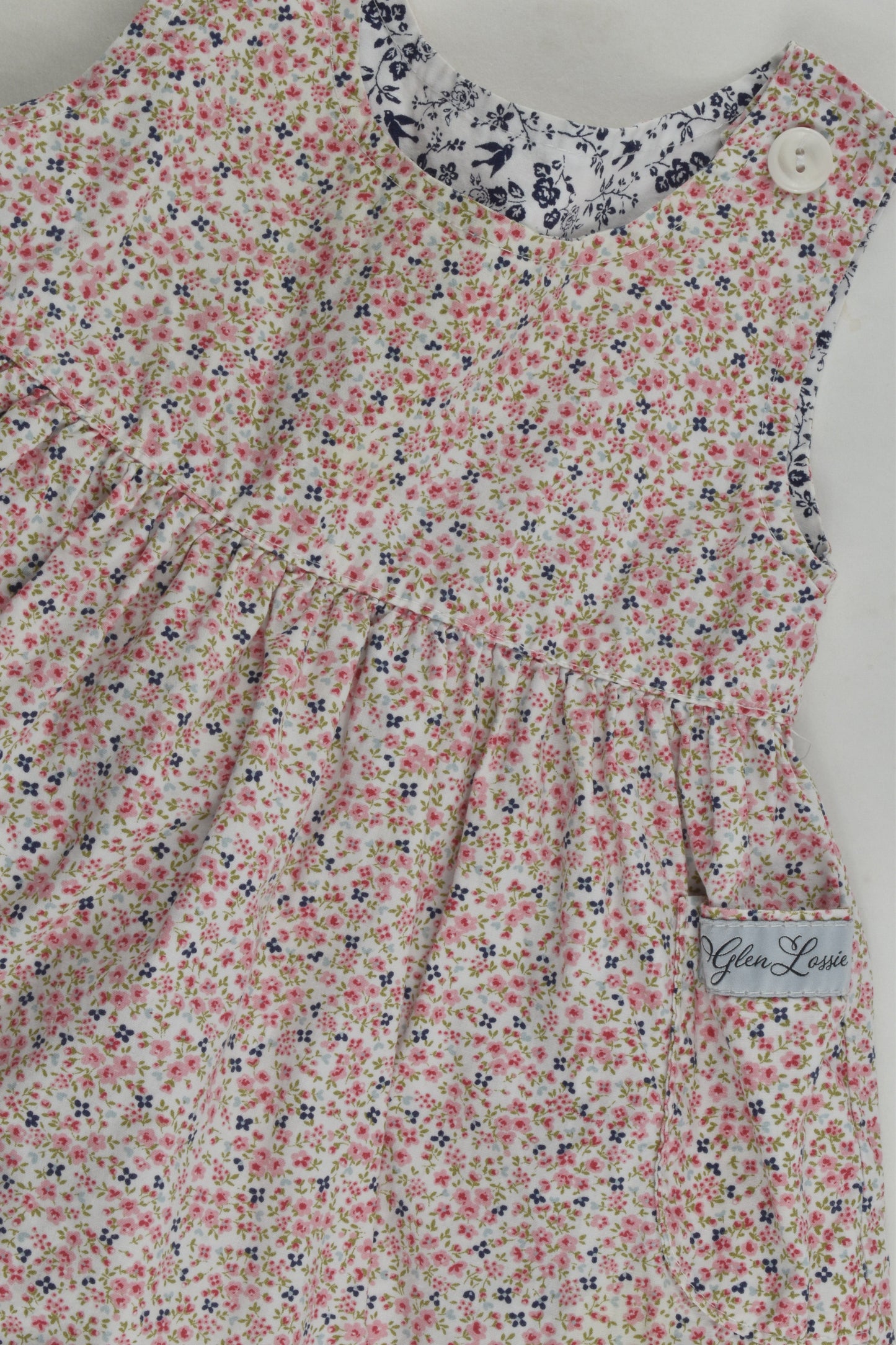 Glen Lossie Size approx 1 Reversible Floral Dress