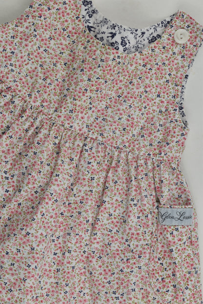 Glen Lossie Size approx 1 Reversible Floral Dress