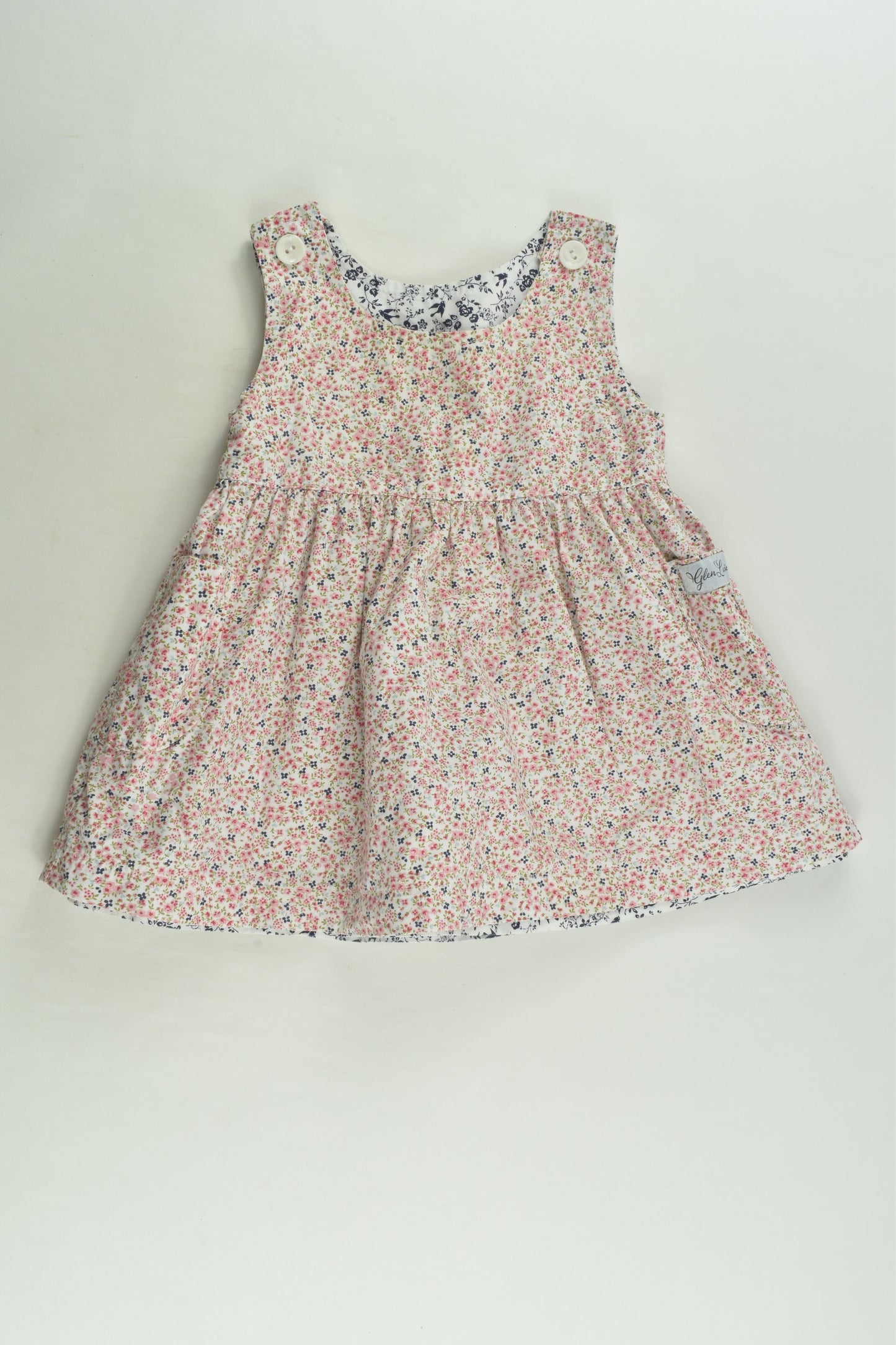 Glen Lossie Size approx 1 Reversible Floral Dress