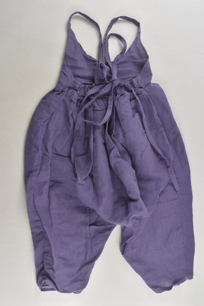 Googs Crafts Size 0 Linen-feel Harem Overalls