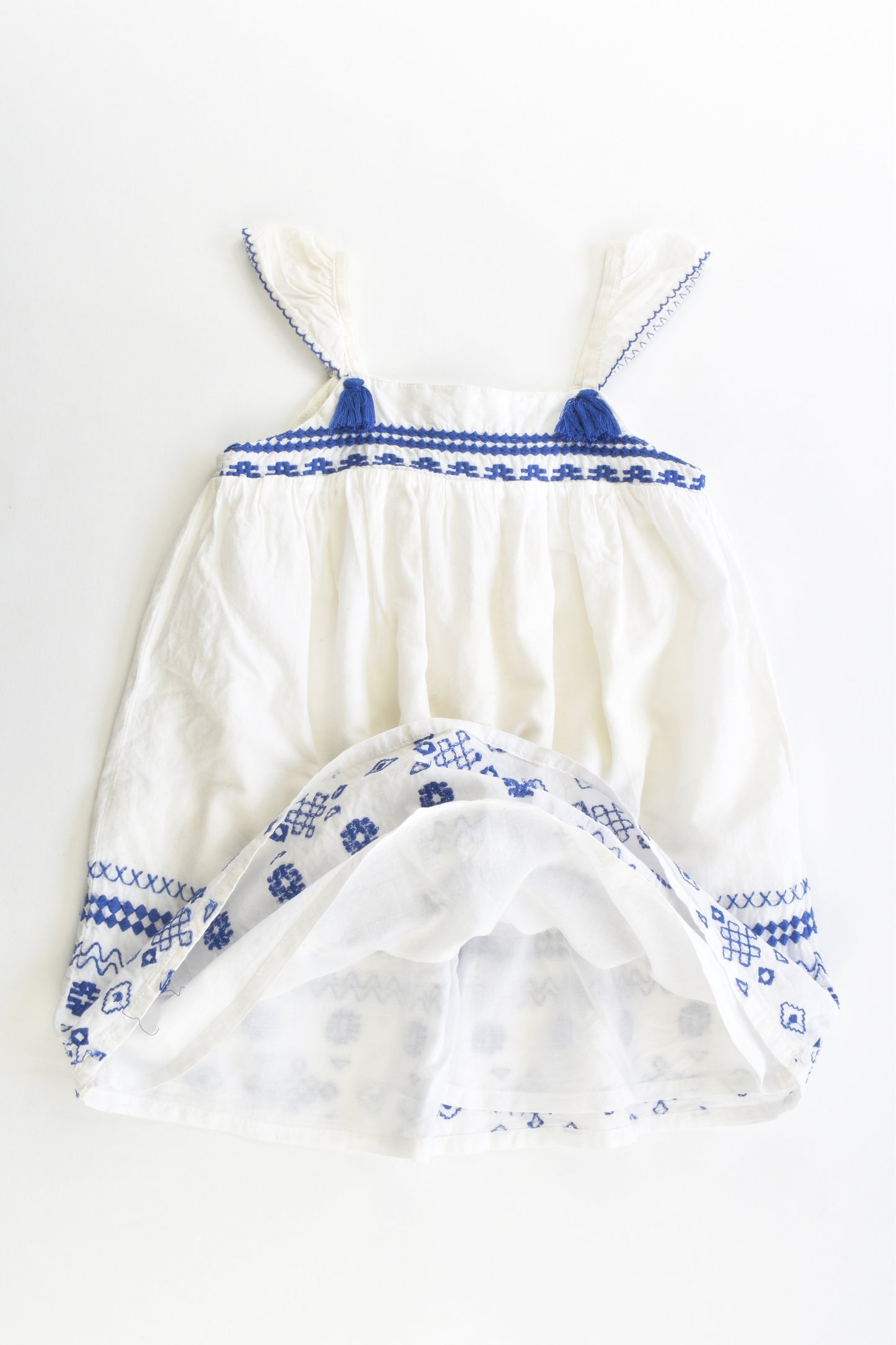 Grain De Blé (France) Size 1 (18 months, 80 cm) Lined Dress