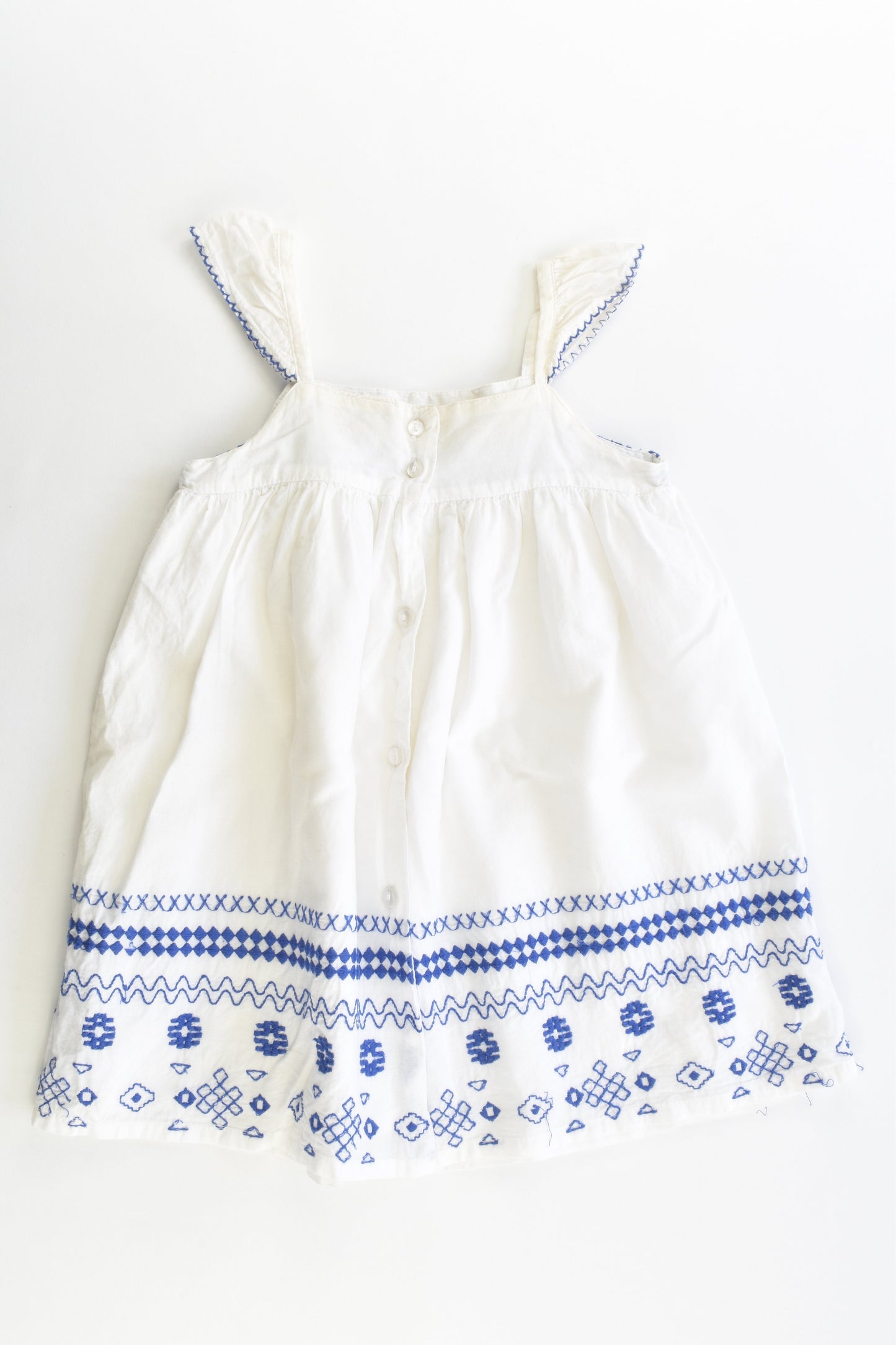 Grain De Blé (France) Size 1 (18 months, 80 cm) Lined Dress