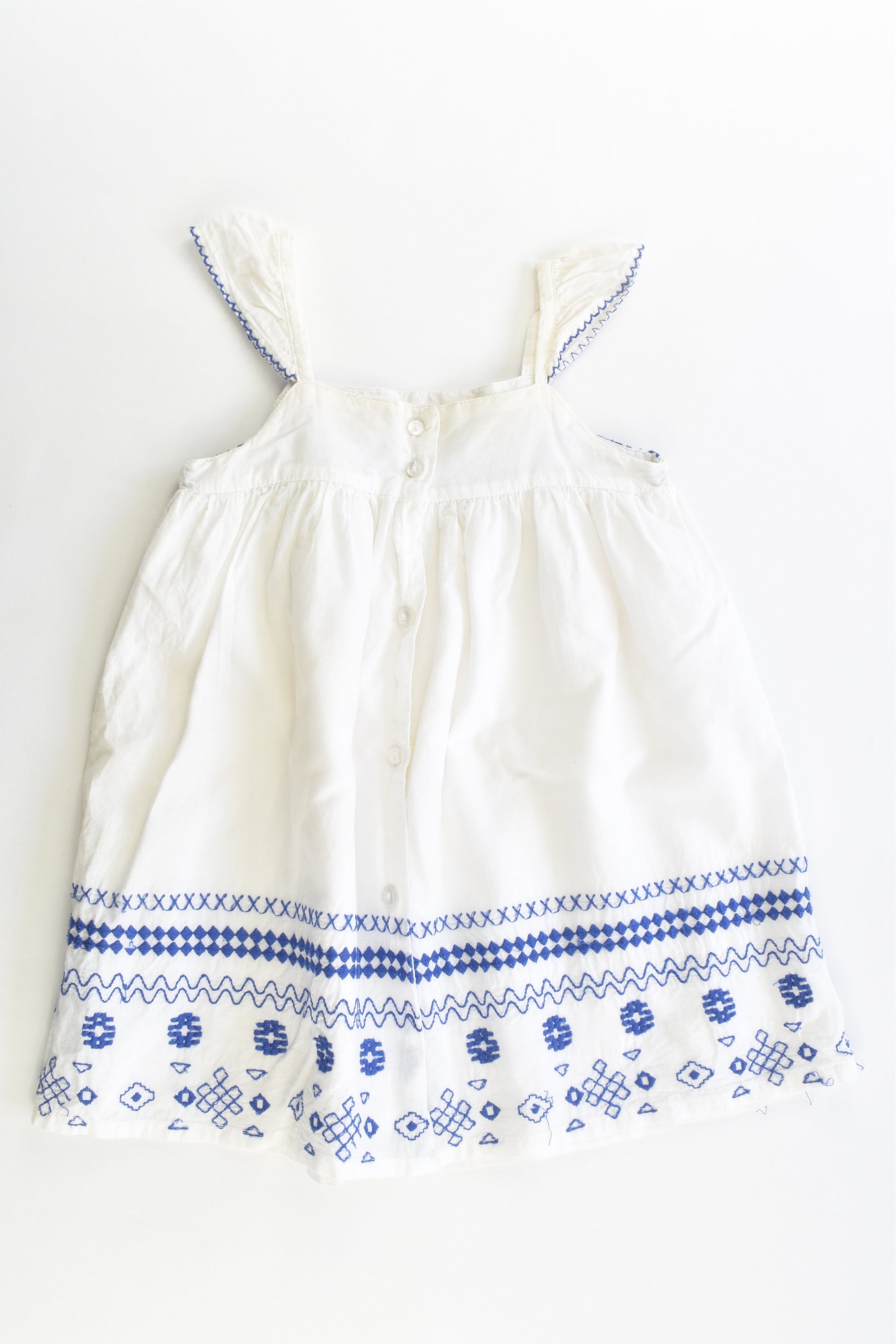 Grain De Blé (France) Size 1 (18 months, 80 cm) Lined Dress
