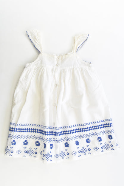 Grain De Blé (France) Size 1 (18 months, 80 cm) Lined Dress
