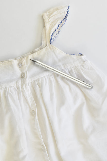 Grain De Blé (France) Size 1 (18 months, 80 cm) Lined Dress