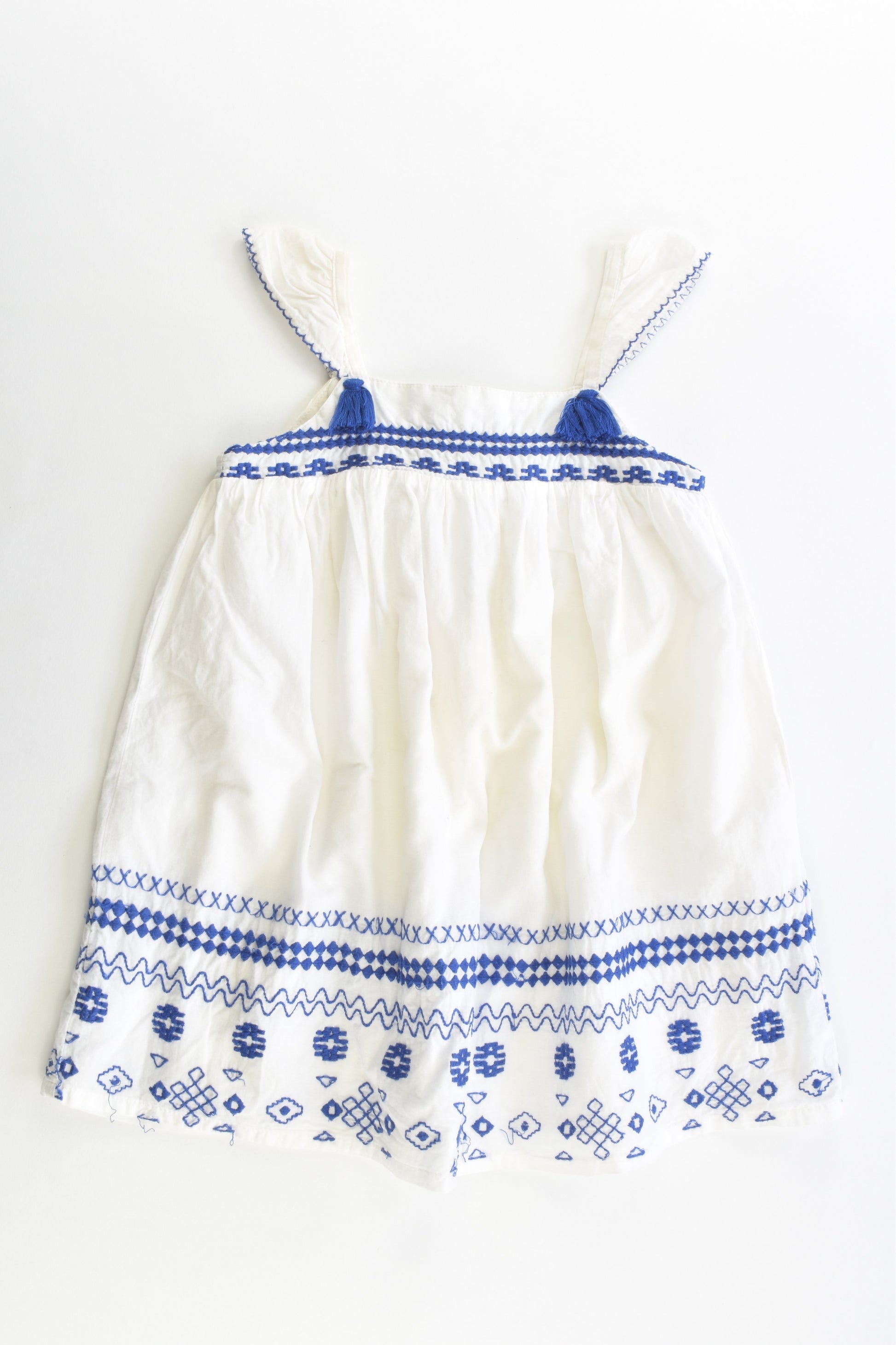 Grain De Blé (France) Size 1 (18 months, 80 cm) Lined Dress