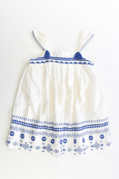 Grain De Blé (France) Size 1 (18 months, 80 cm) Lined Dress
