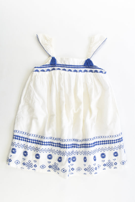 Grain De Blé (France) Size 1 (18 months, 80 cm) Lined Dress