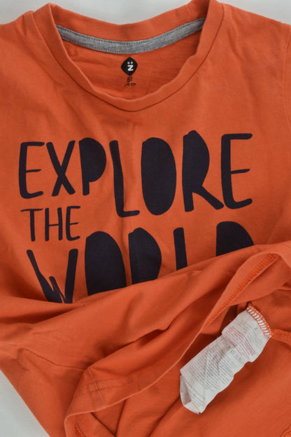 Grain De Blé Size 5 (110 cm) Éxplore The World' T-shirt