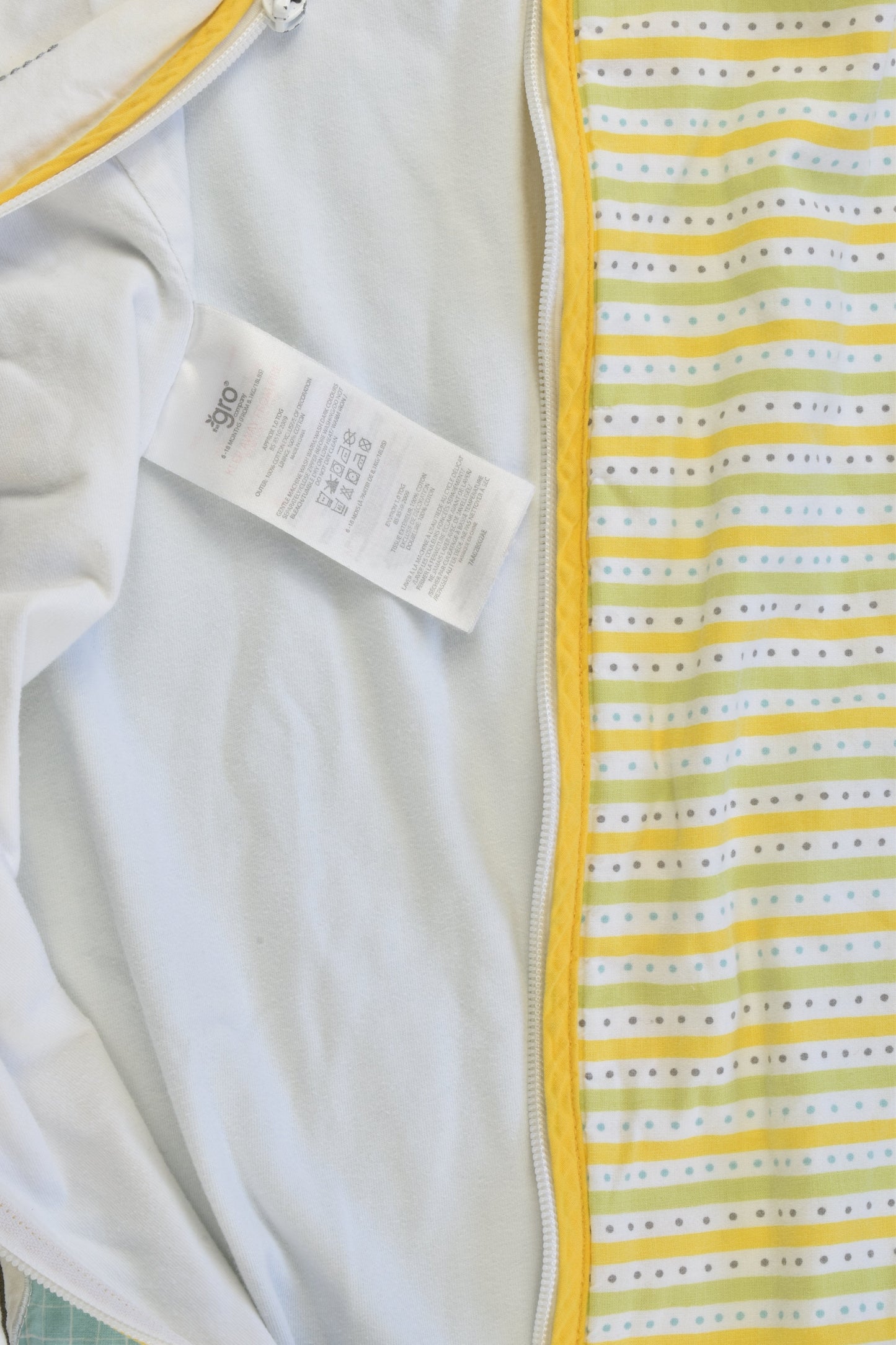 Grobag Size 0-1 (6-18 months) Approx 1.0 Tog Chipmunk Sleeping Bag