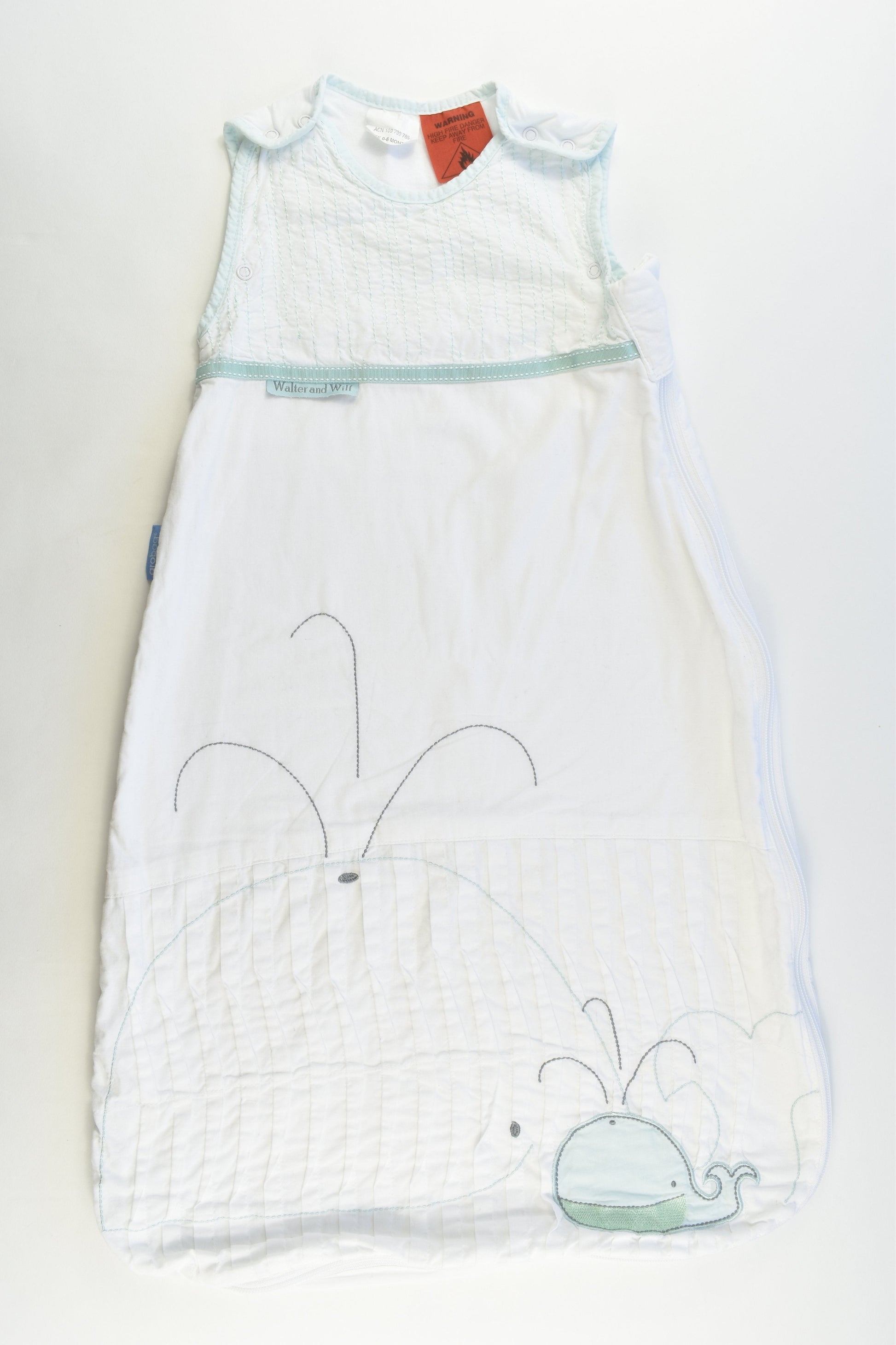 Grobag Size 0-6 months 1.0 tog Whale Sleeping Bag