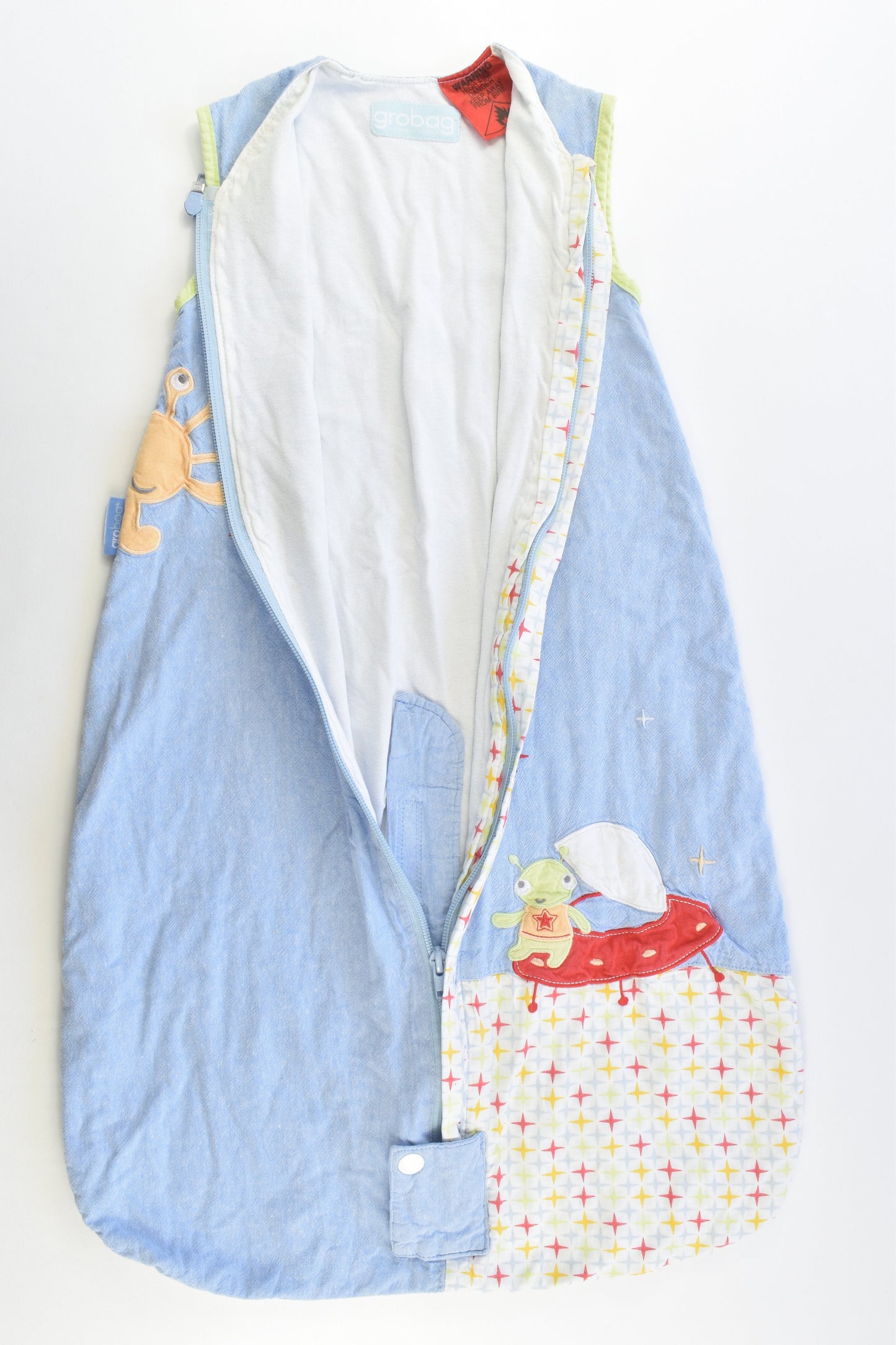 Grobag Size 000-00 (0-6 months) Approx 1.0 Tog Space Sleeping Bag