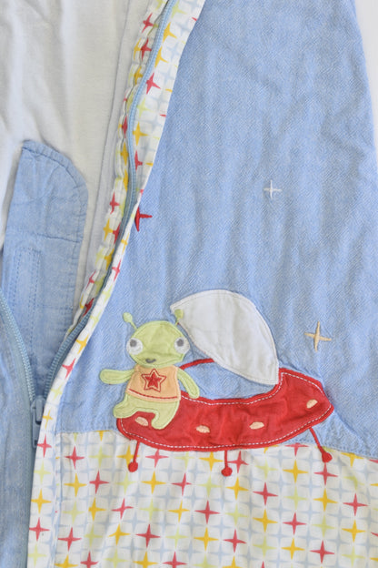 Grobag Size 000-00 (0-6 months) Approx 1.0 Tog Space Sleeping Bag