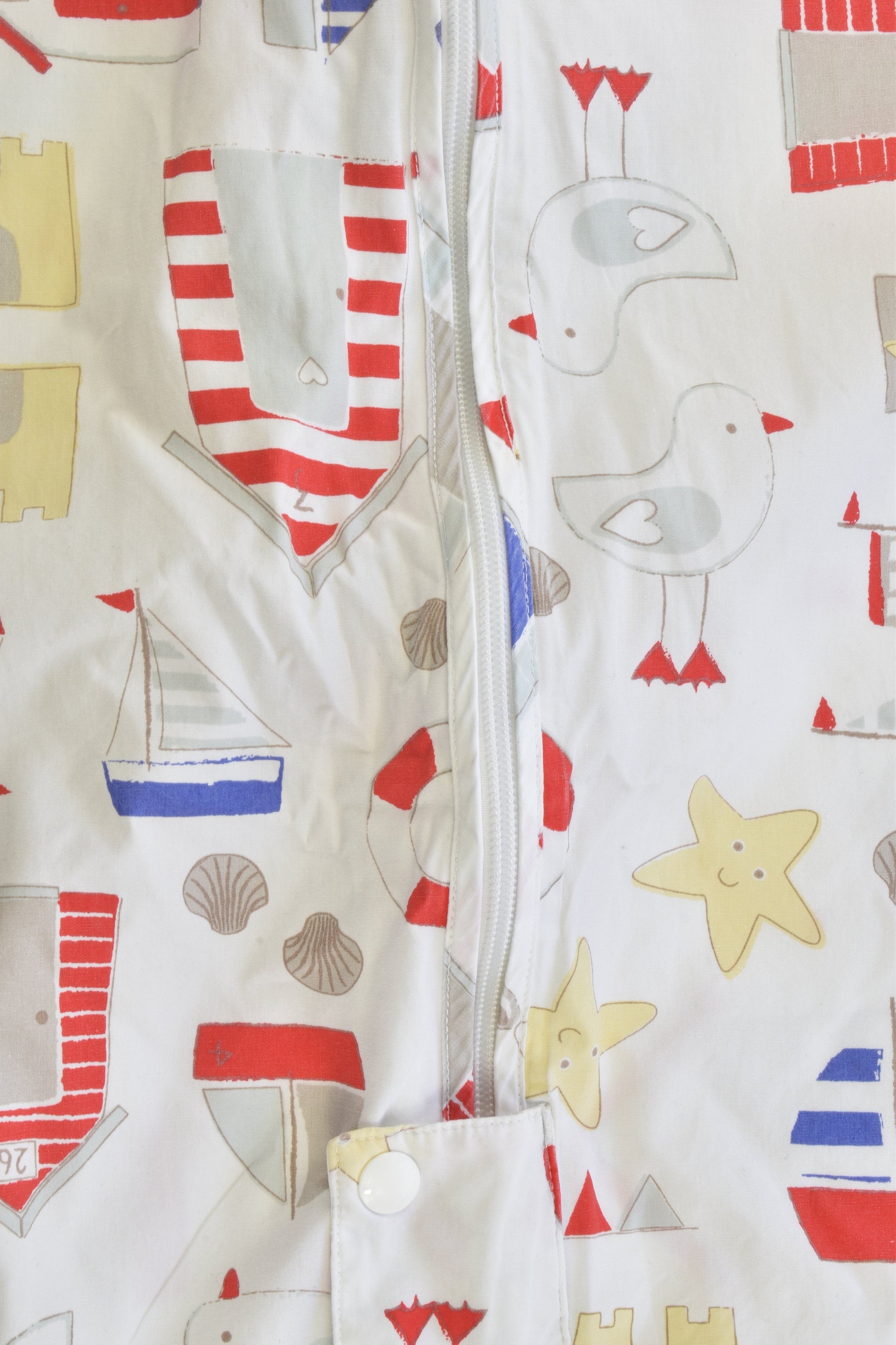 Grobag Size 1-3 (18-36 months) 0.5 Tog Seagulls and Beach Sleeping Bag with Travel Bag