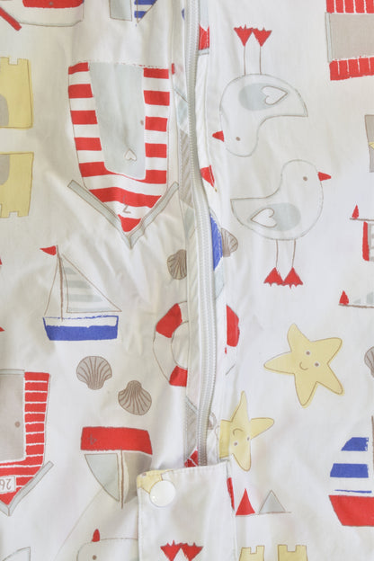 Grobag Size 1-3 (18-36 months) 0.5 Tog Seagulls and Beach Sleeping Bag with Travel Bag