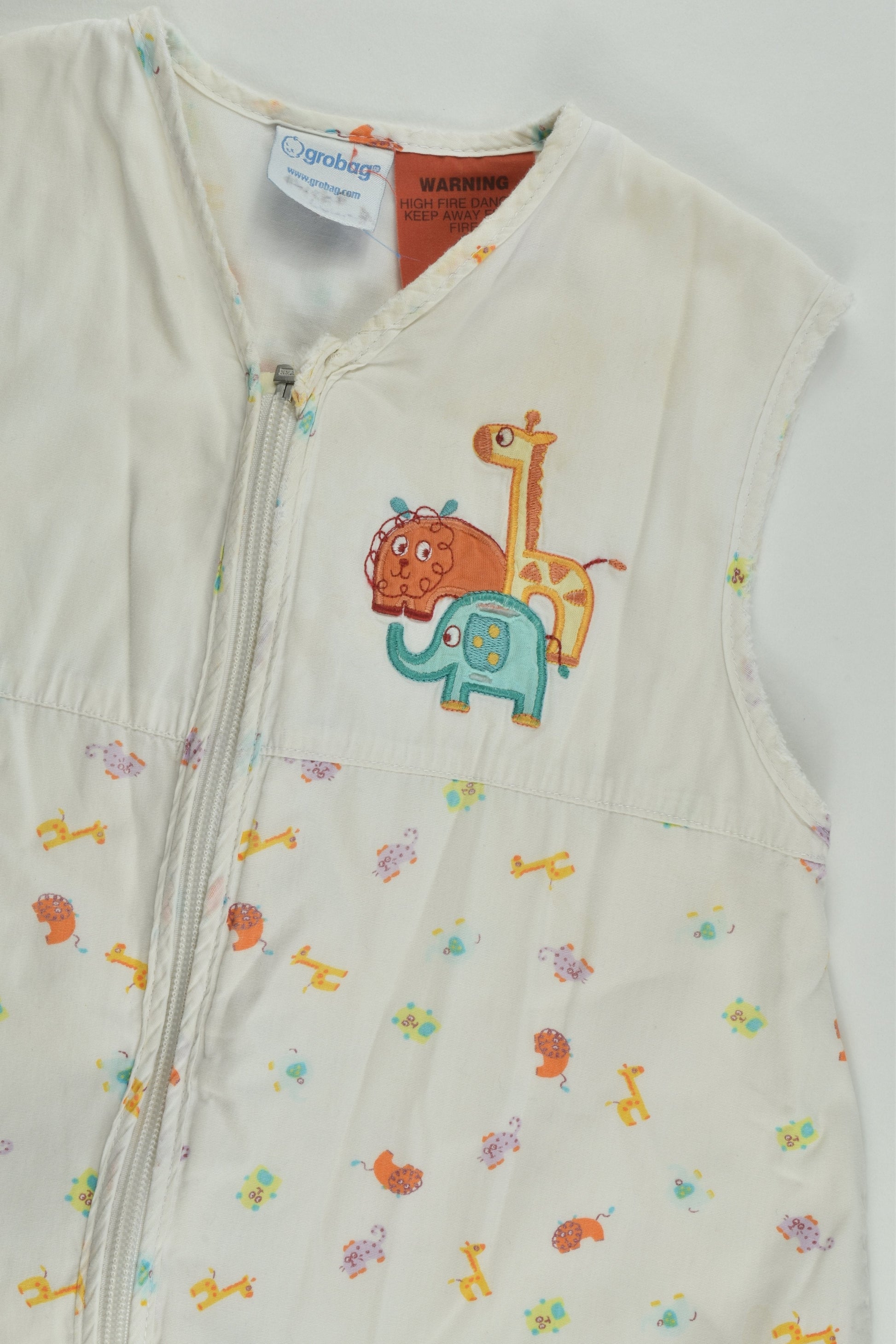 Grobag Size 1-3 (18-36 months) Approx 1.0 Tog Colourful Animals Sleeping Bag