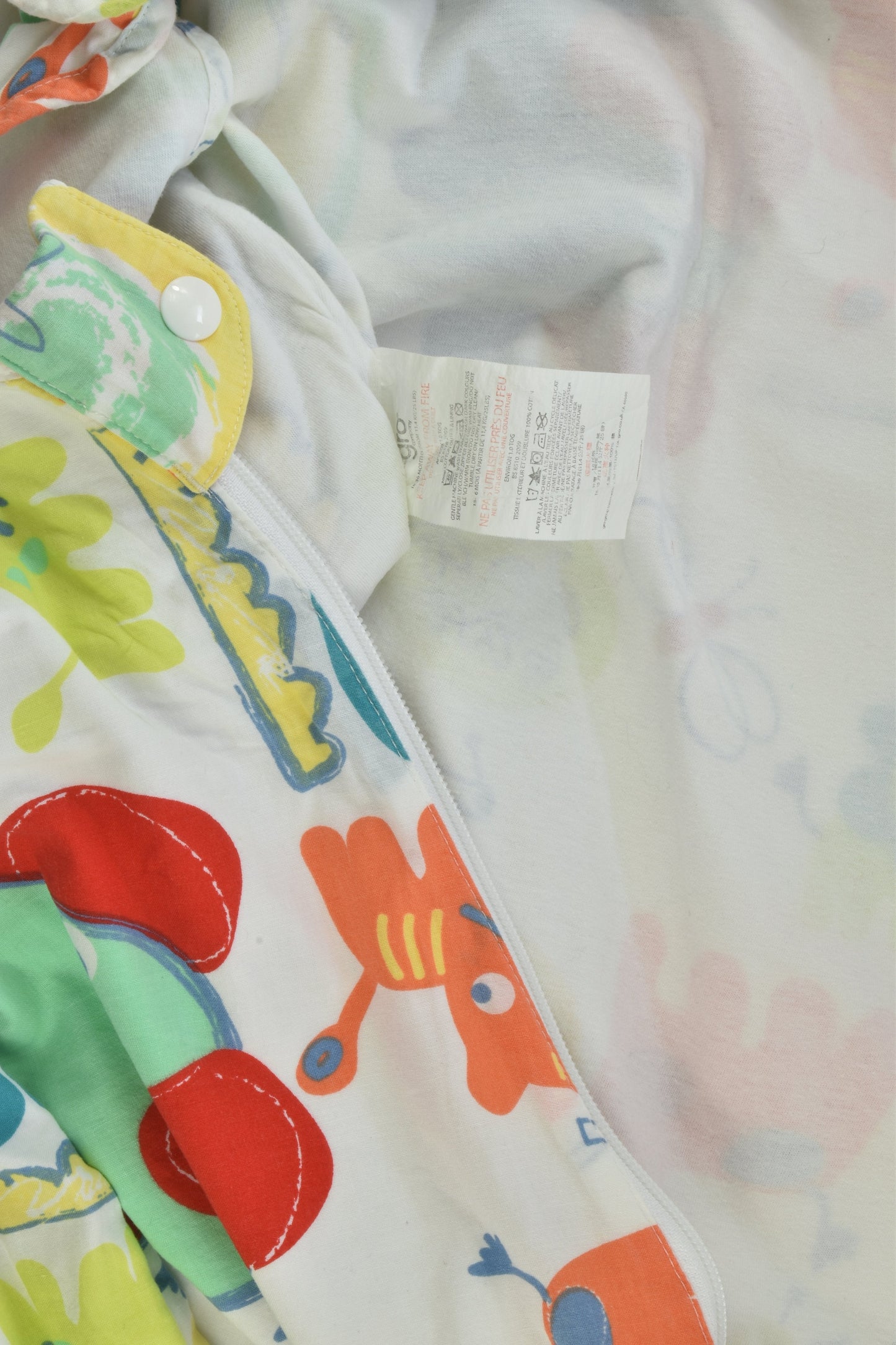 Grobag Size 1-3 (18-36 months) Approx 1.0 Tog Colourful Animals Sleeping Bag