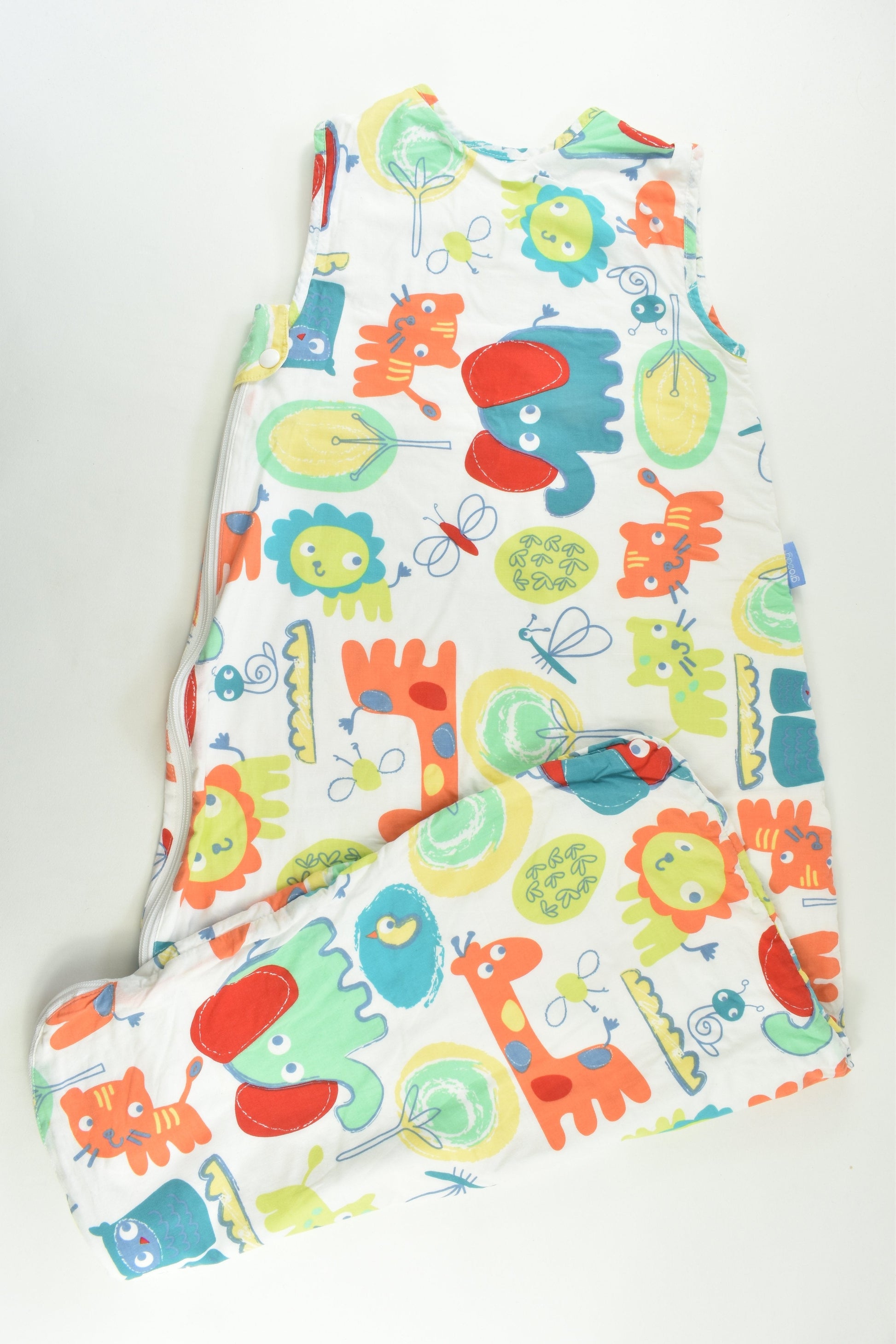 Grobag Size 1-3 (18-36 months) Approx 1.0 Tog Colourful Animals Sleeping Bag