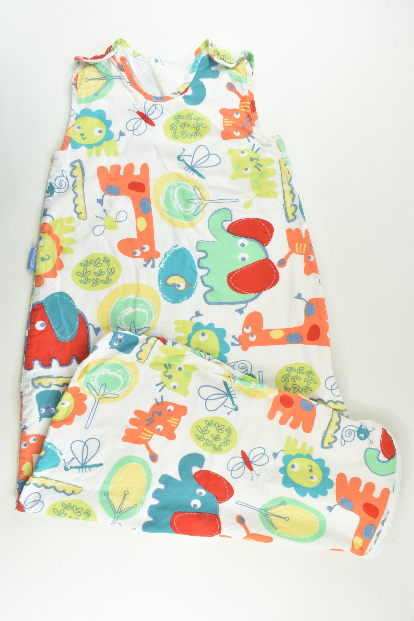 Grobag Size 1-3 (18-36 months) Approx 1.0 Tog Colourful Animals Sleeping Bag
