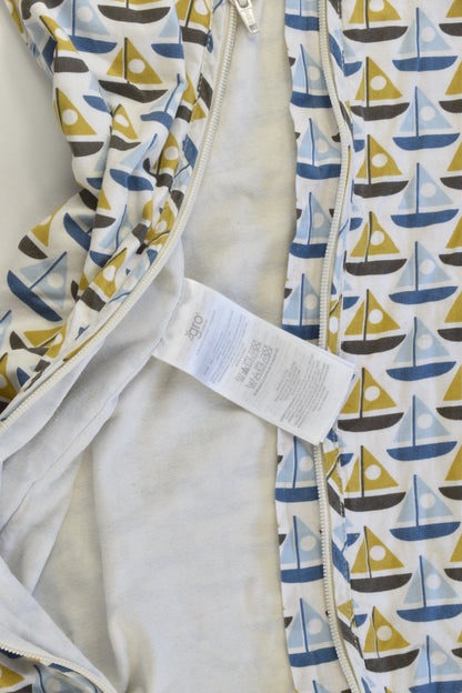 Grobag Size 1-3 (18-36 months) Approx 1.0 Tog Sailboats Sleeping Bag