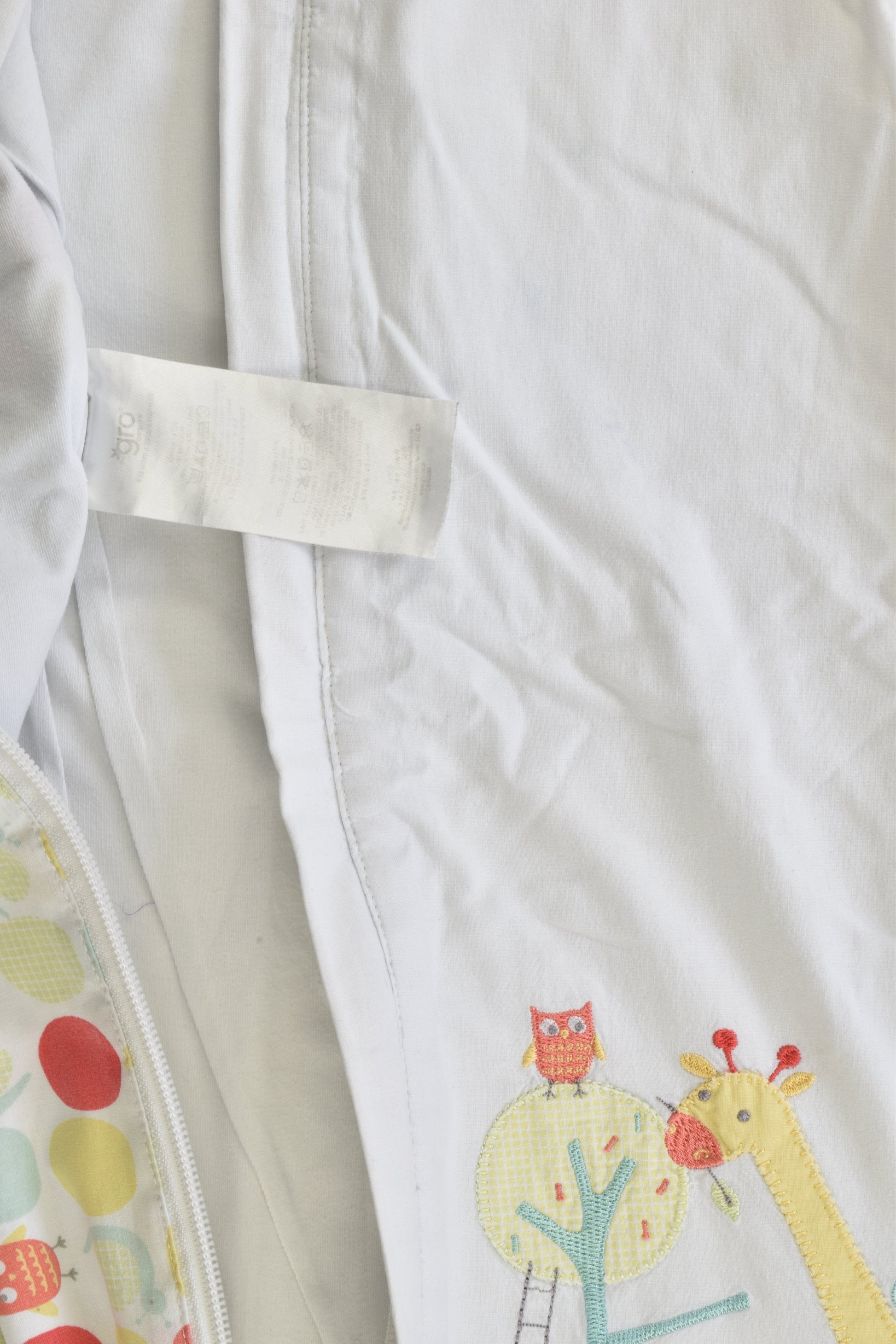Grobag Size 6-18 months 1.0 TOG Giraffe and Owl Sleeping Bag