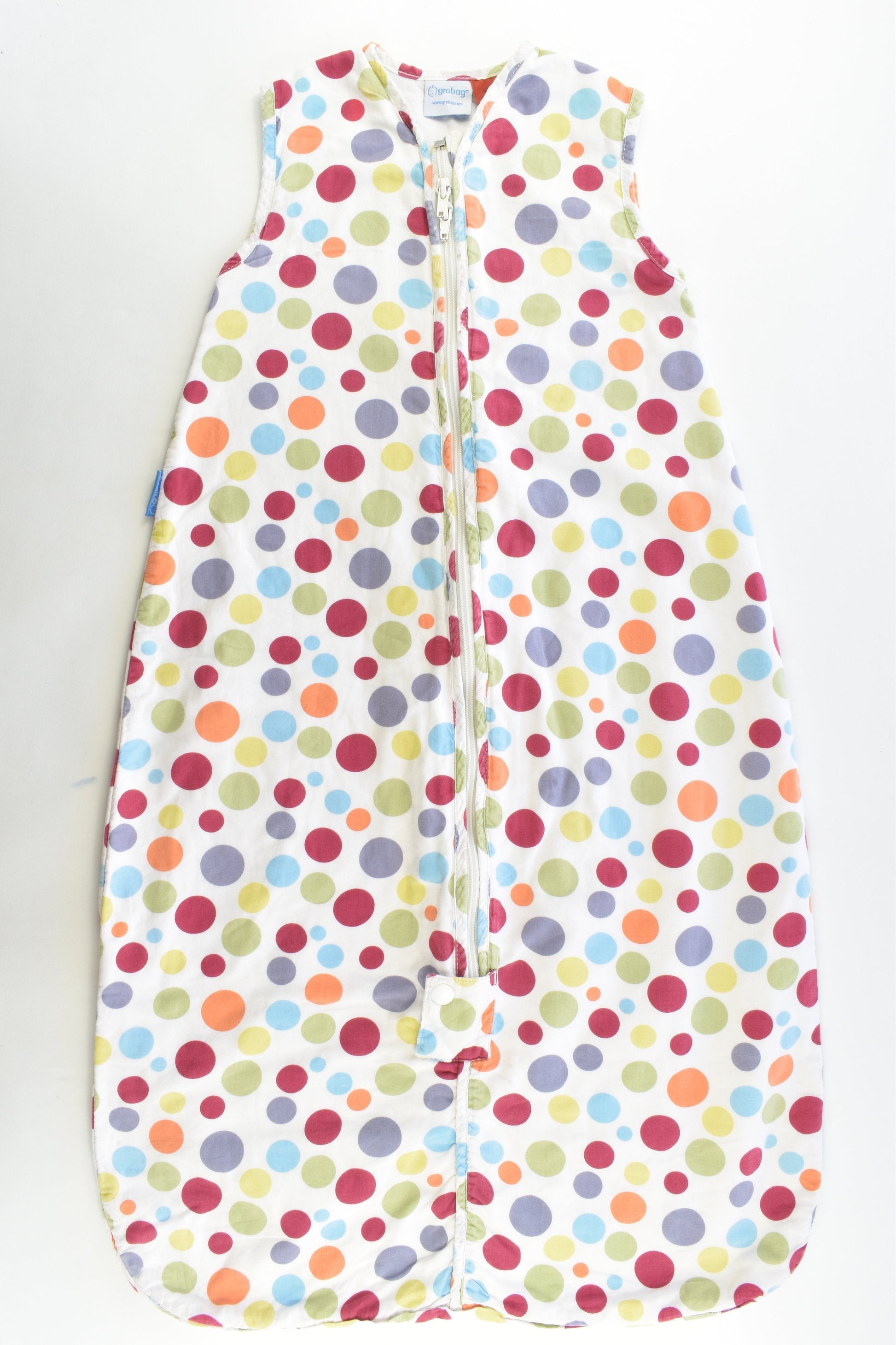 Grobag Size 6-18 months Approx 1.0 TOG Polka Dots Sleeping Bag