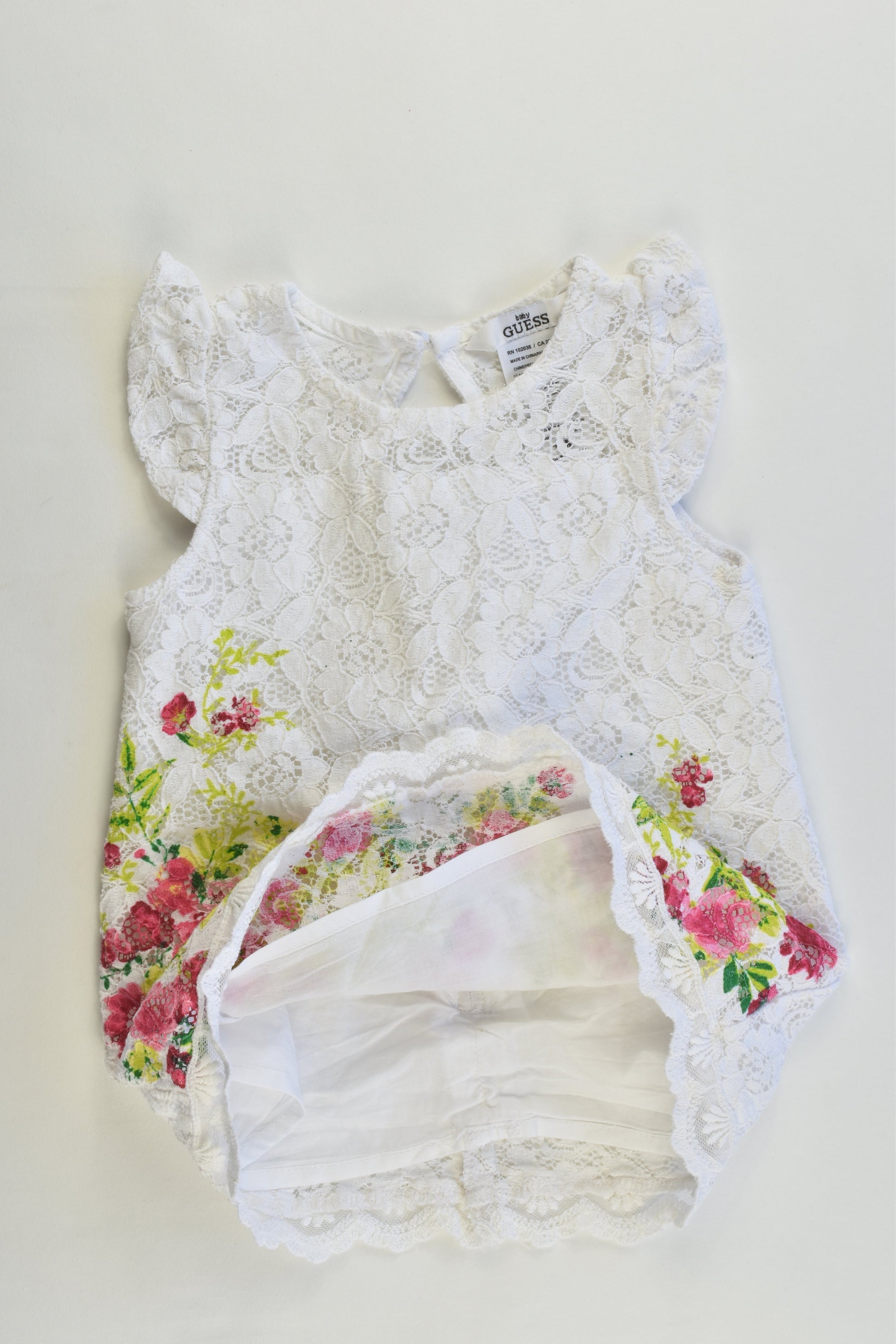 Guess Size 18 months Lined Lace Tunic/Dress