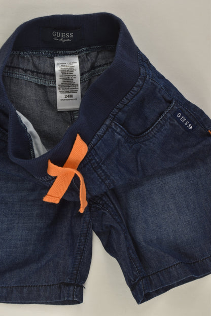 Guess Size 2 (24 months) Lightweight Denim Shorts