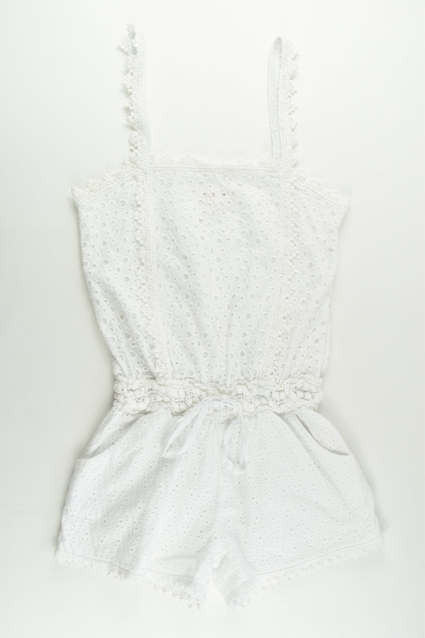 Gum Size 10 Lined Lace Playsuit