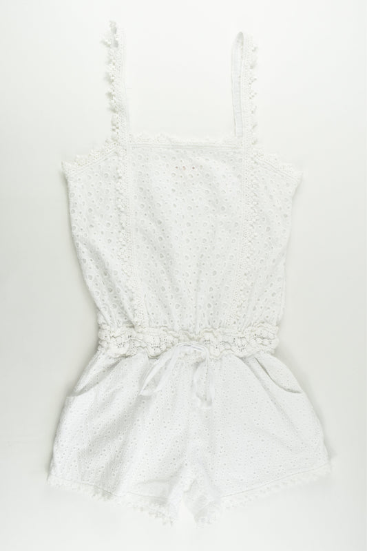 Gum Size 10 Lined Lace Playsuit
