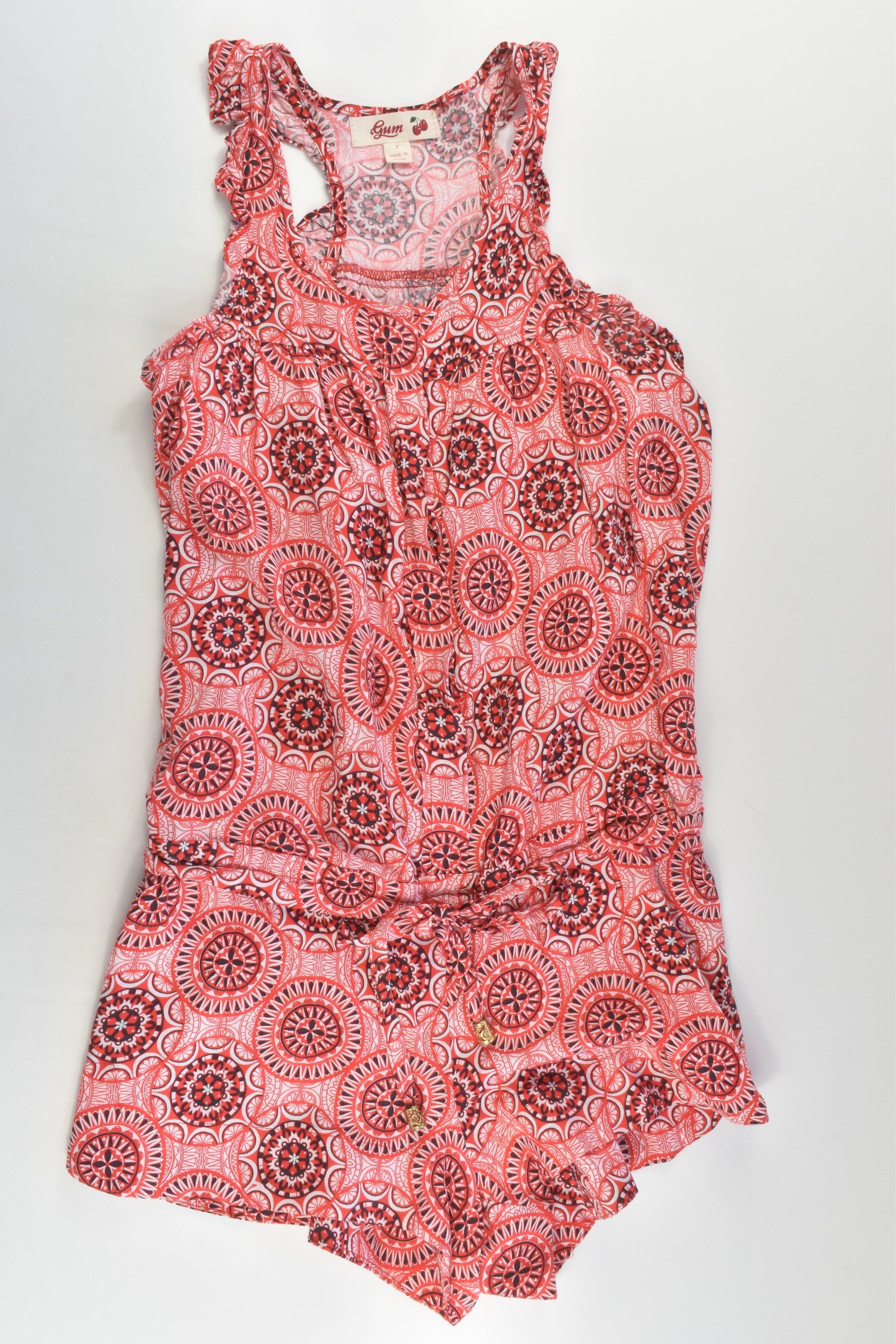 Gum Size 7 Viscose Playsuit