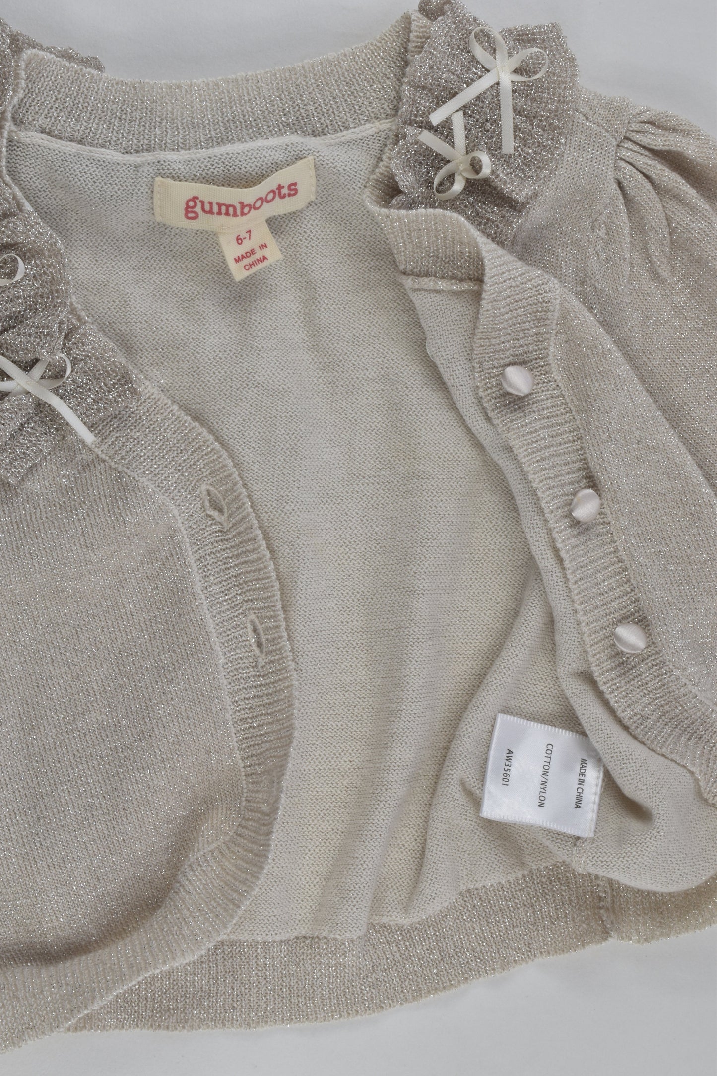 Gumboots Size 6-7 Bolero Cardigan
