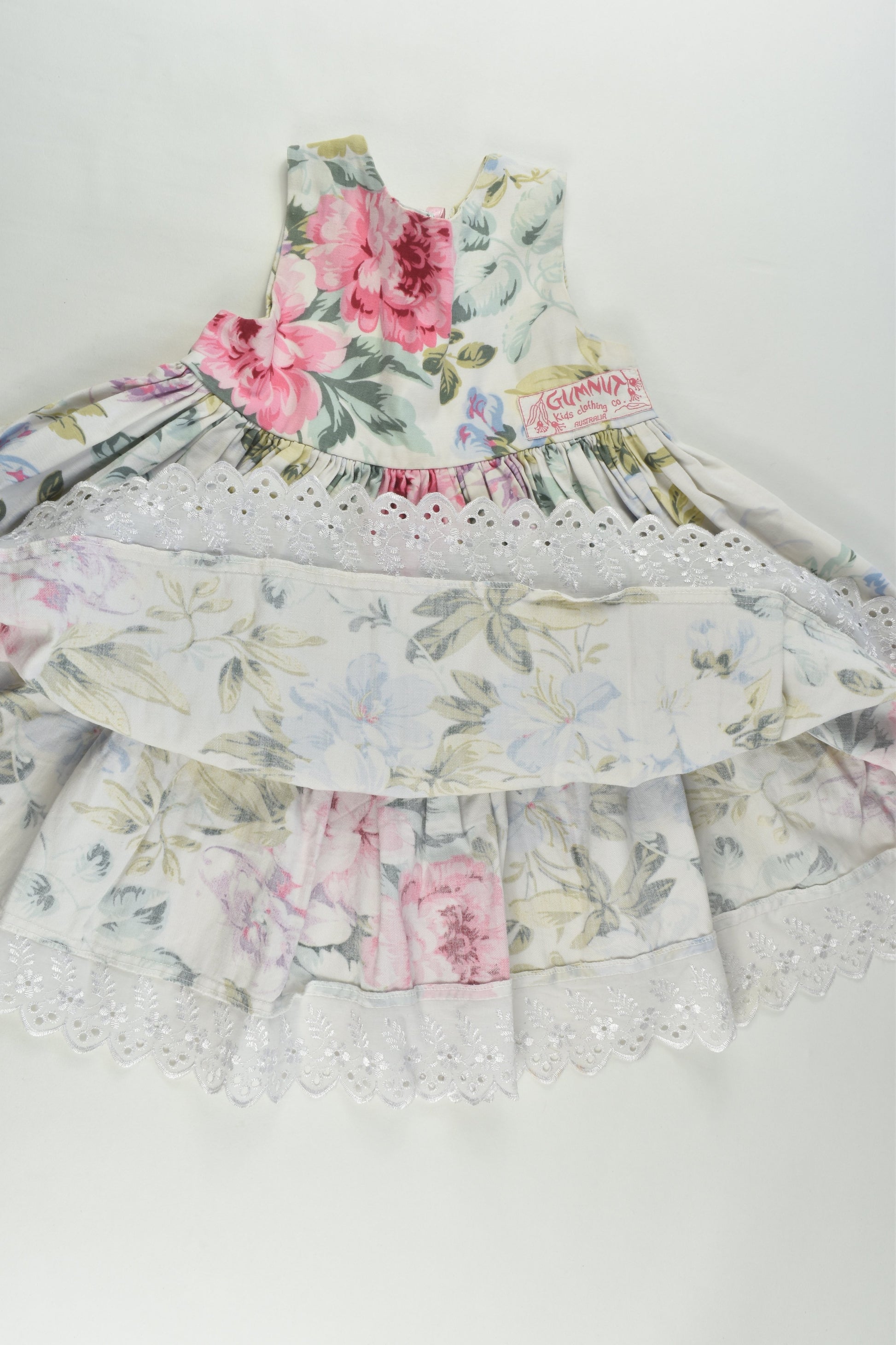 Gumnut Kids Clothing Co Australia Size 2 Floral Dress