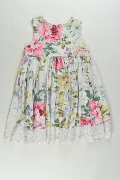 Gumnut Kids Clothing Co Australia Size 2 Floral Dress