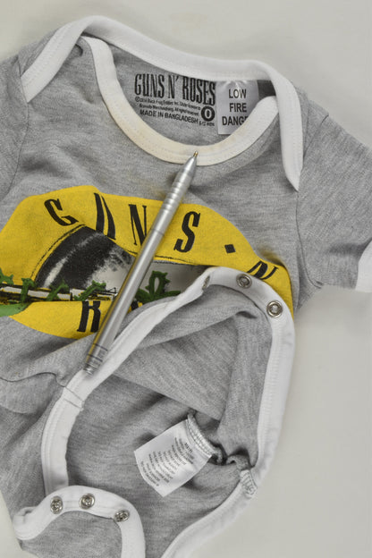 Guns N' Roses Size 000 Bodysuit