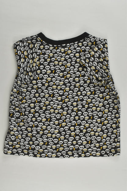Gymboree Size 1 (12-18 months) Skulls T-shirt