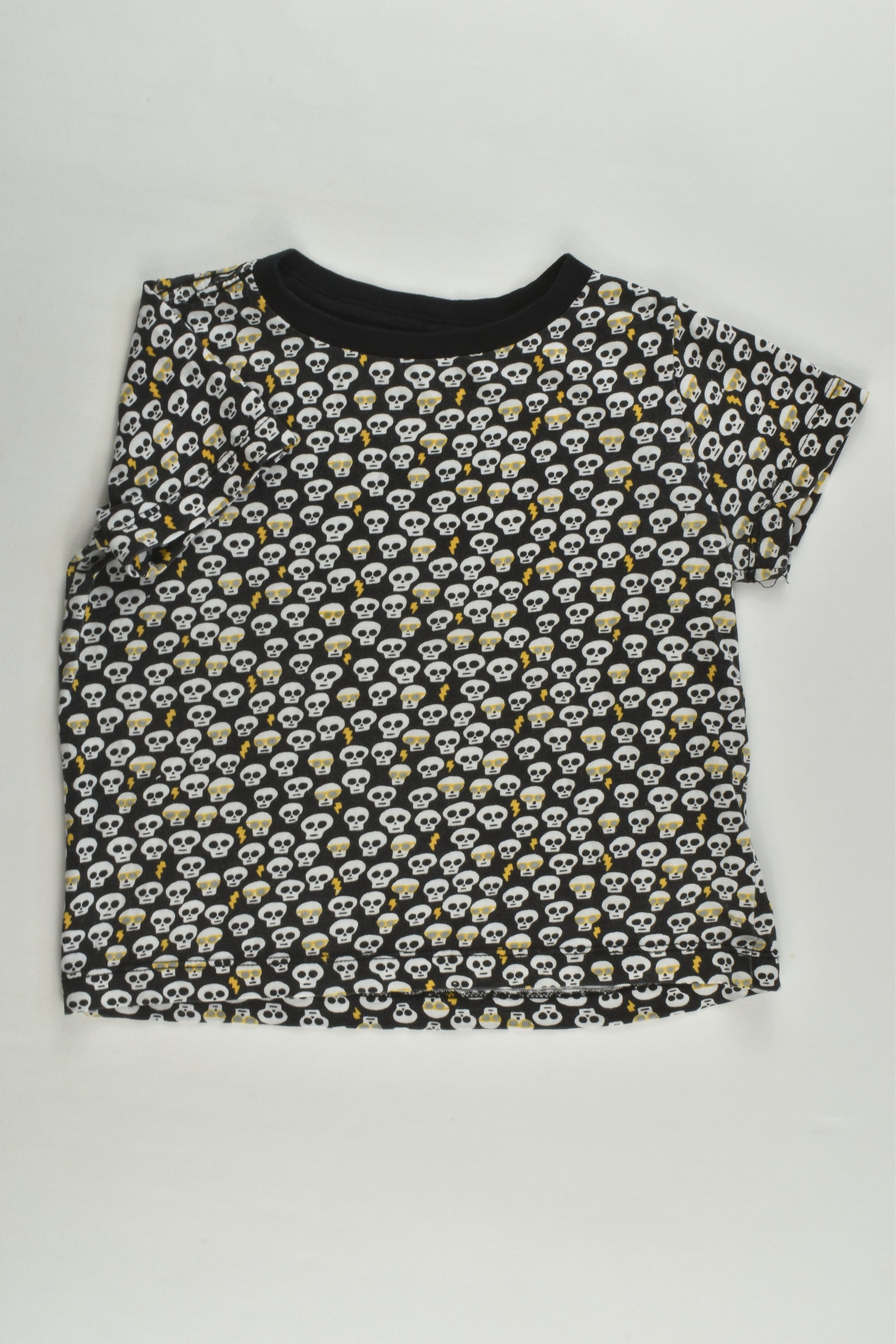 Gymboree Size 1 (12-18 months) Skulls T-shirt