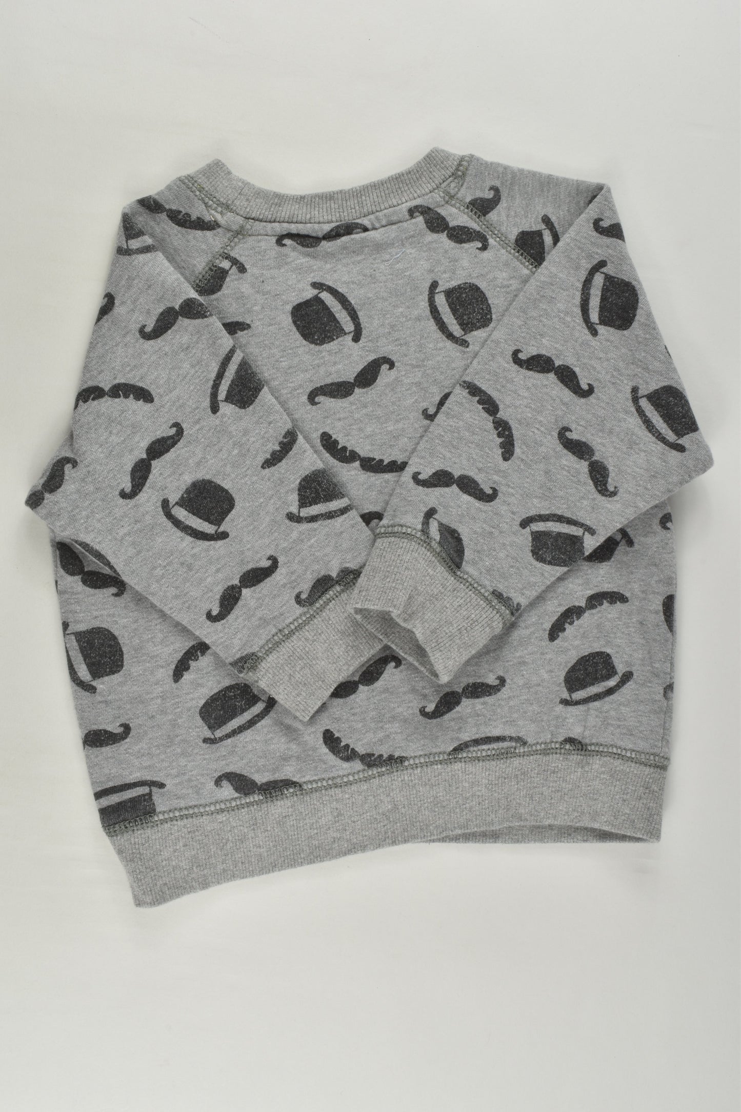 Gymboree Size 1-2 (12-24 months) Moustaches and Hat Sweater