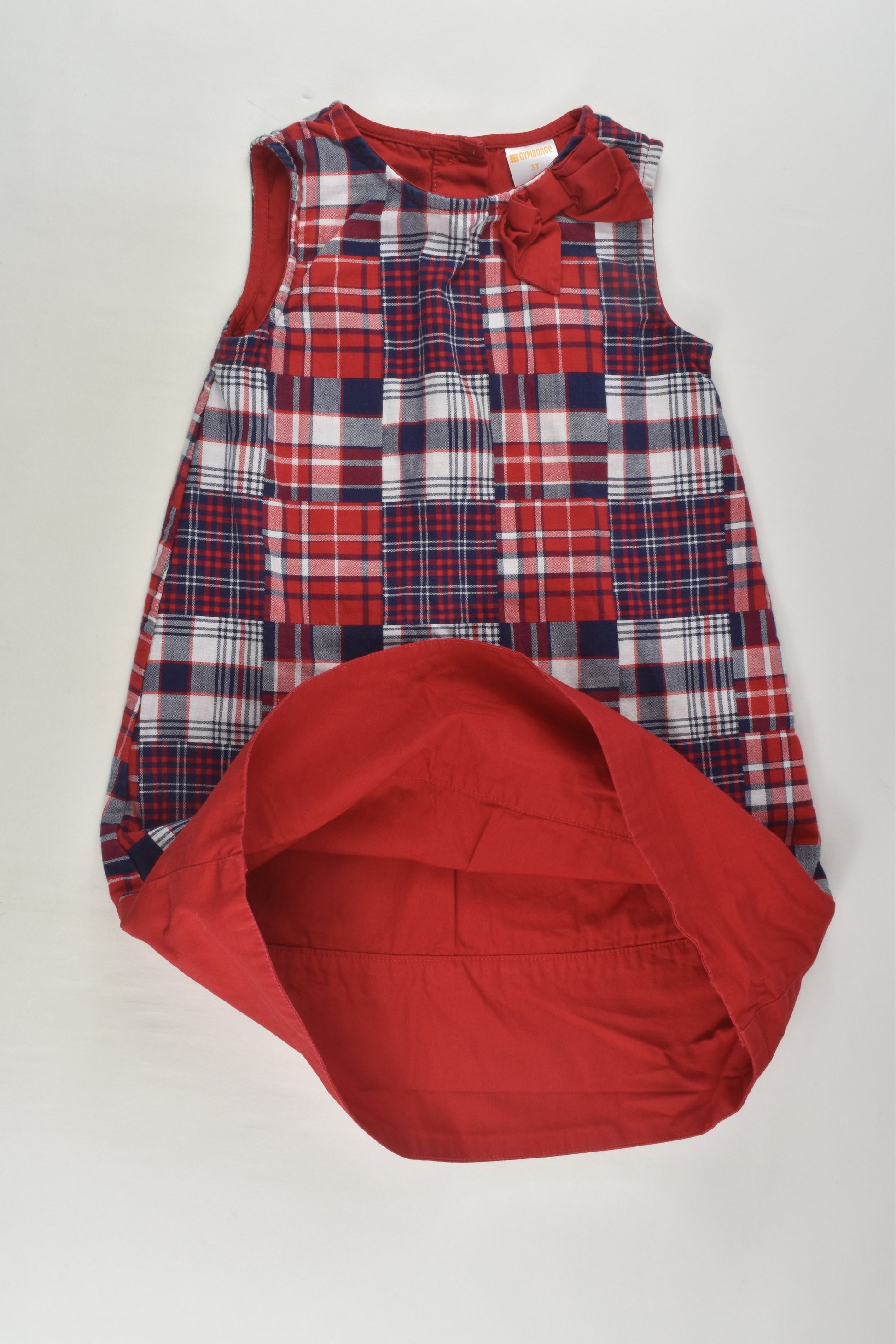Gymboree Size 3 Lined Checked Dress