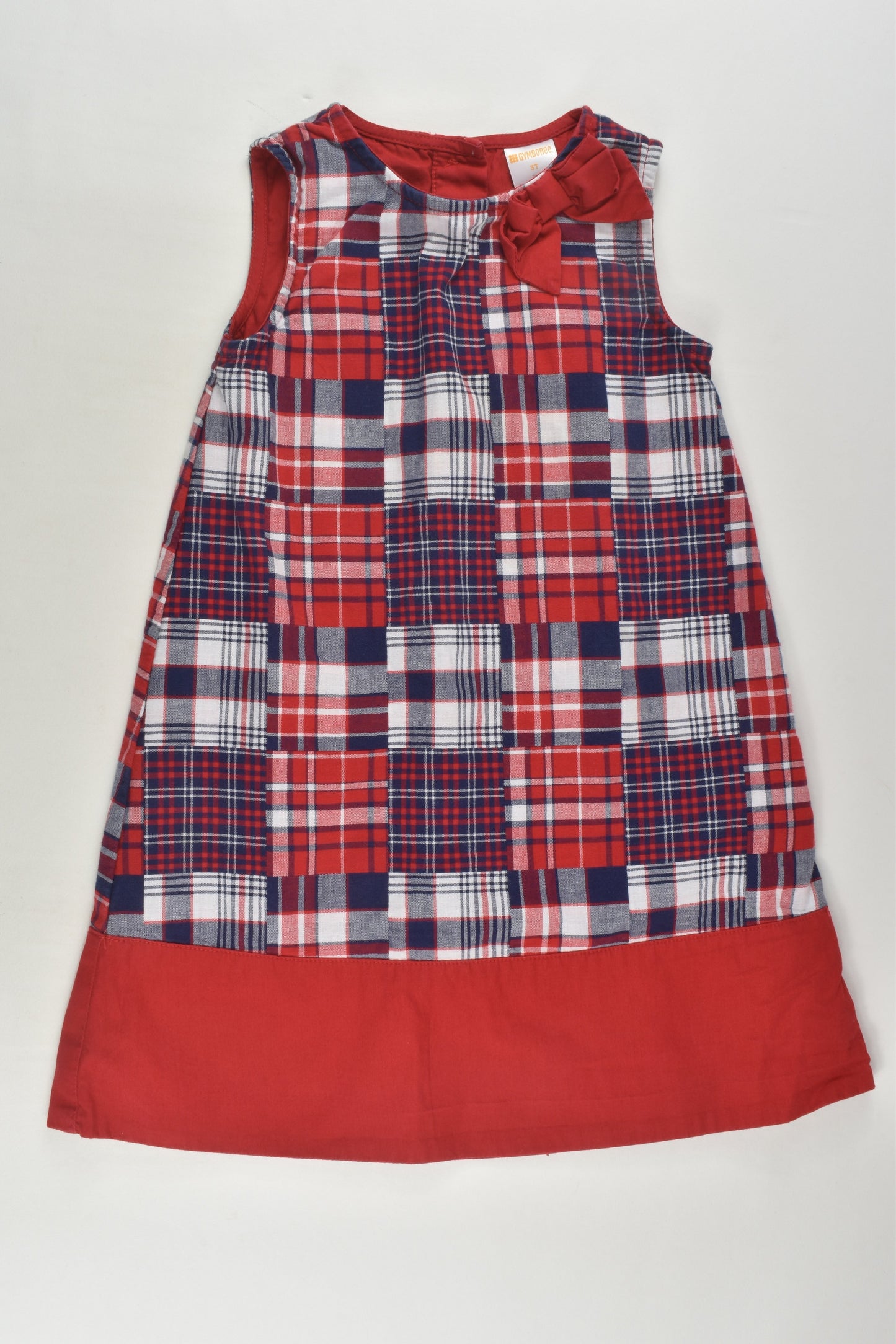 Gymboree Size 3 Lined Checked Dress